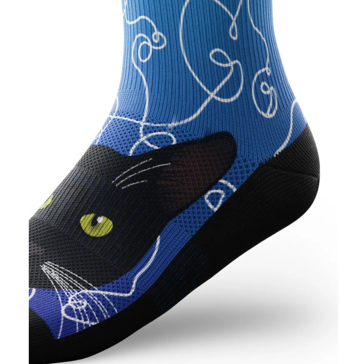 "Kitten Around" Knee High Compression Socks by Outway (20-25 mmHg) sold by Great Sox product image thumbnail 5