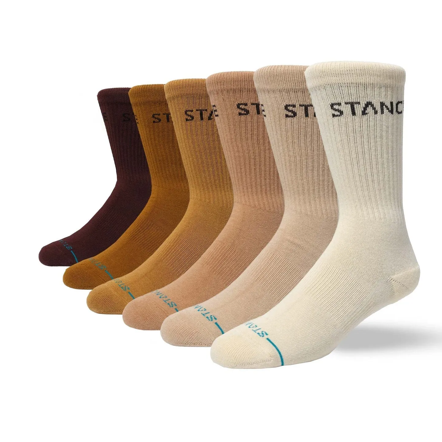 "Origin Crew Socks 6 Pack" Cotton Crew Socks by Stance sold by Great Sox product image thumbnail 2