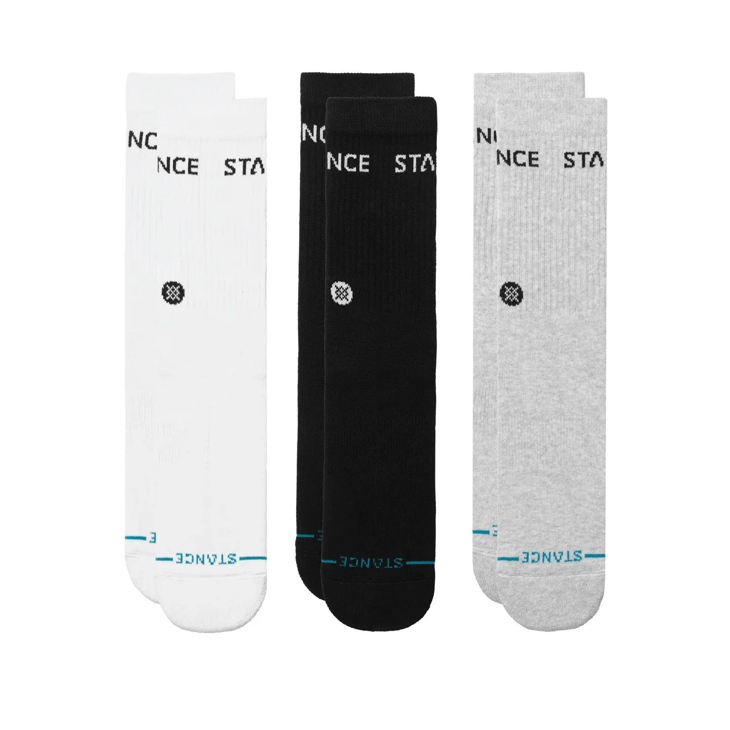 "Origin Crew Socks 6 Pack" Cotton Crew Socks by Stance sold by Great Sox product image thumbnail 3