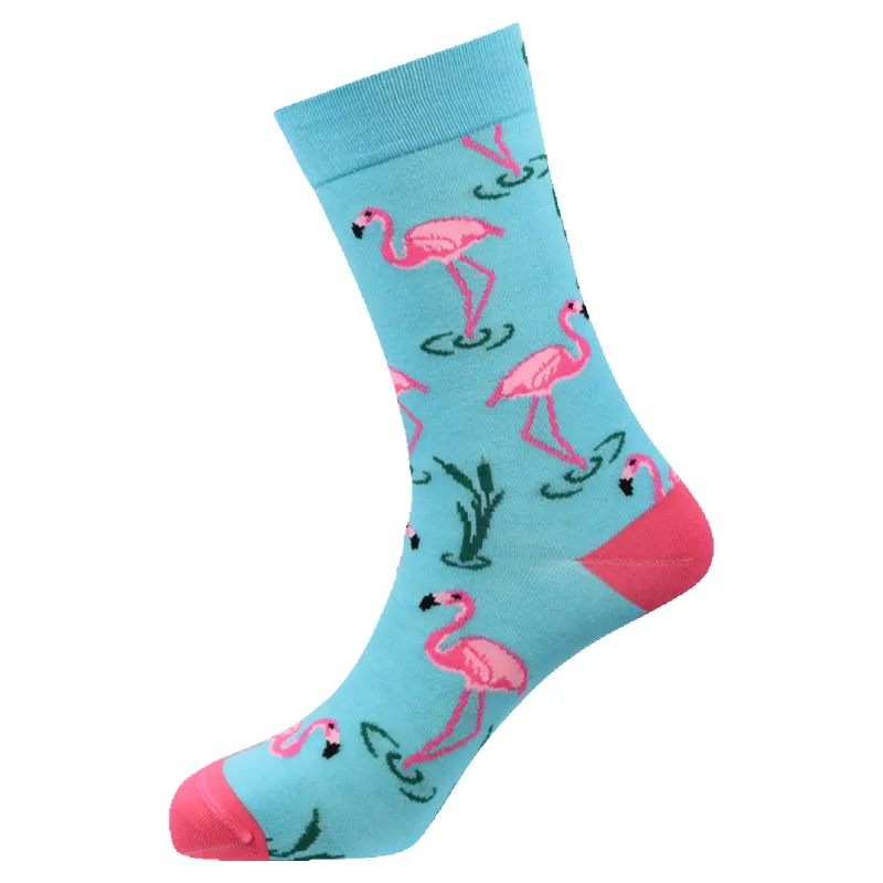 "Tropiocal Wader" Bamboo Crew Socks by Sexy Socks made by Great Sox
