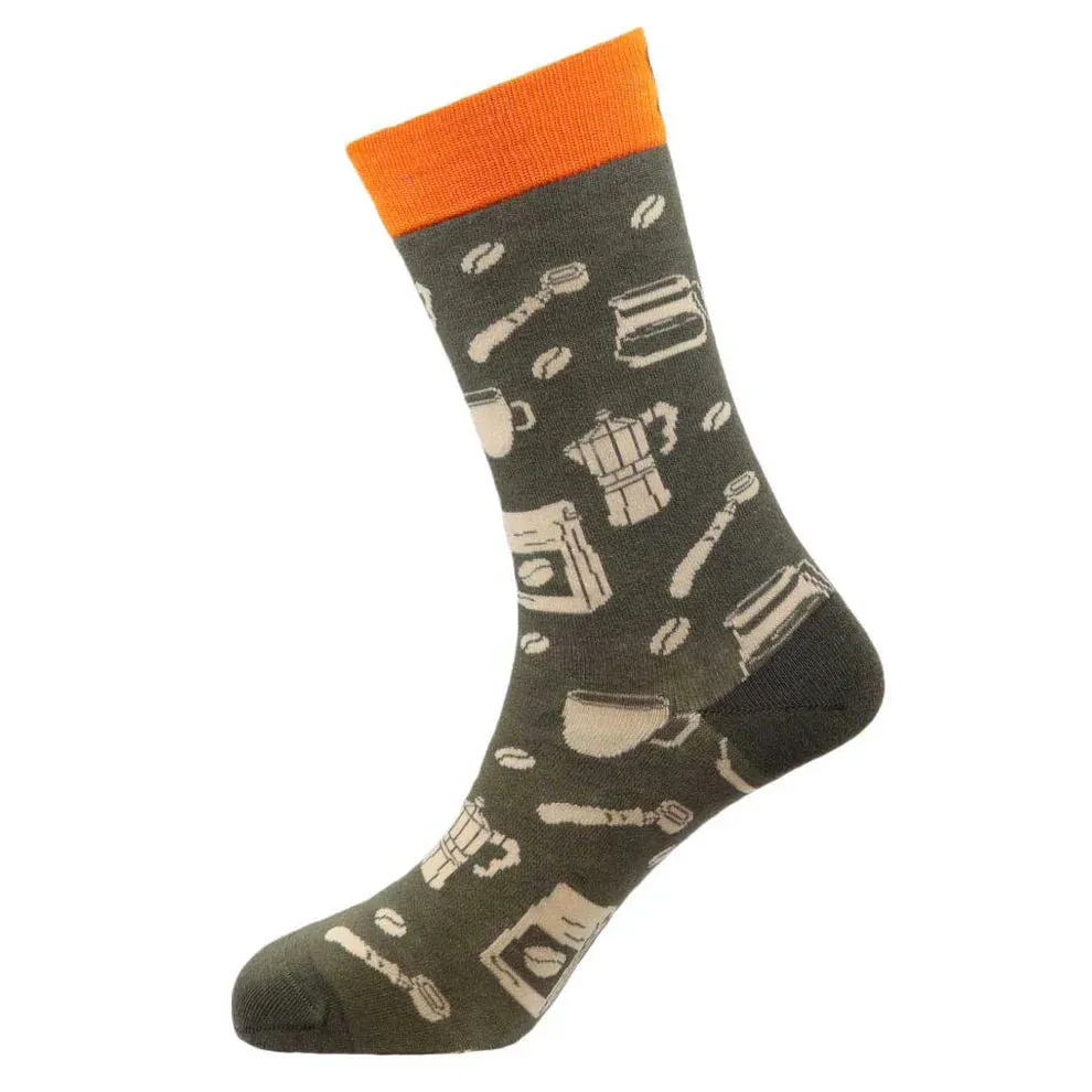 "Expresso" Bamboo Crew Socks By Sexy Socks sold by Great Sox