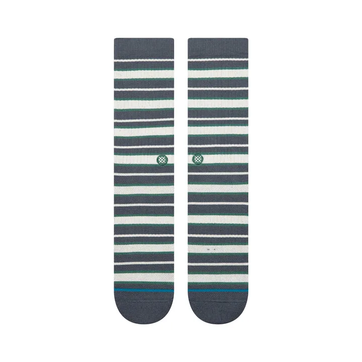 "Signature Stripe" Casual Combed Cotton Blend Crew Socks by Stance sold by Great Sox product image thumbnail 2