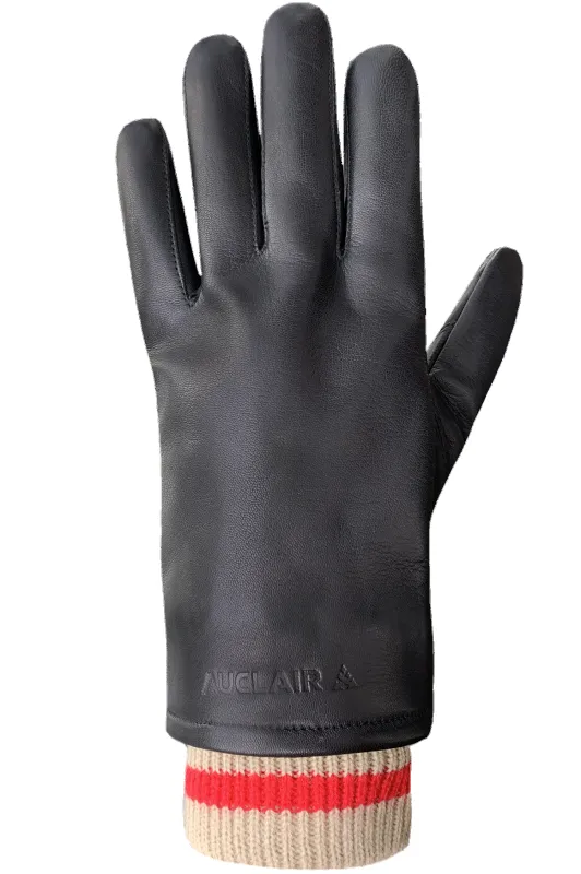 PALACE AVIREX LEATHER GLOVES BLACK | Parallel