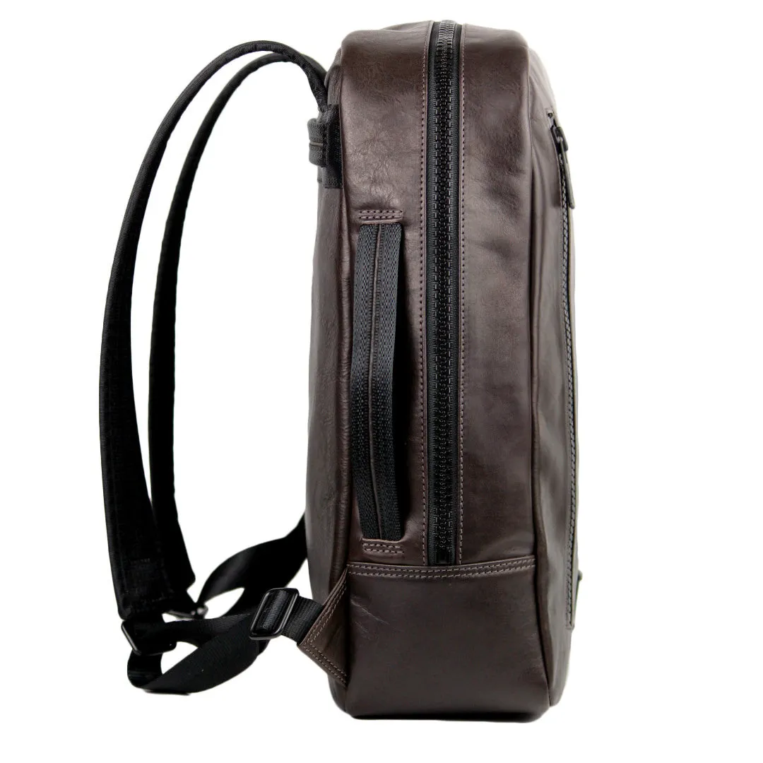 CHE Backpack, Upcycled Leather sold by BEDI product image thumbnail 4