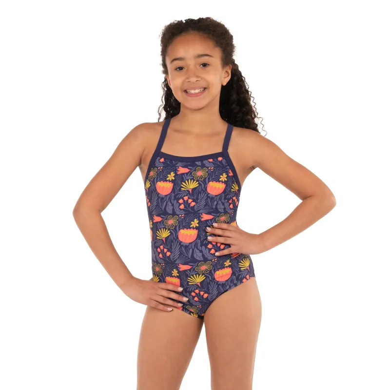 Taylor - Youth Thin Strap One Piece Swimsuit sold by Level Six