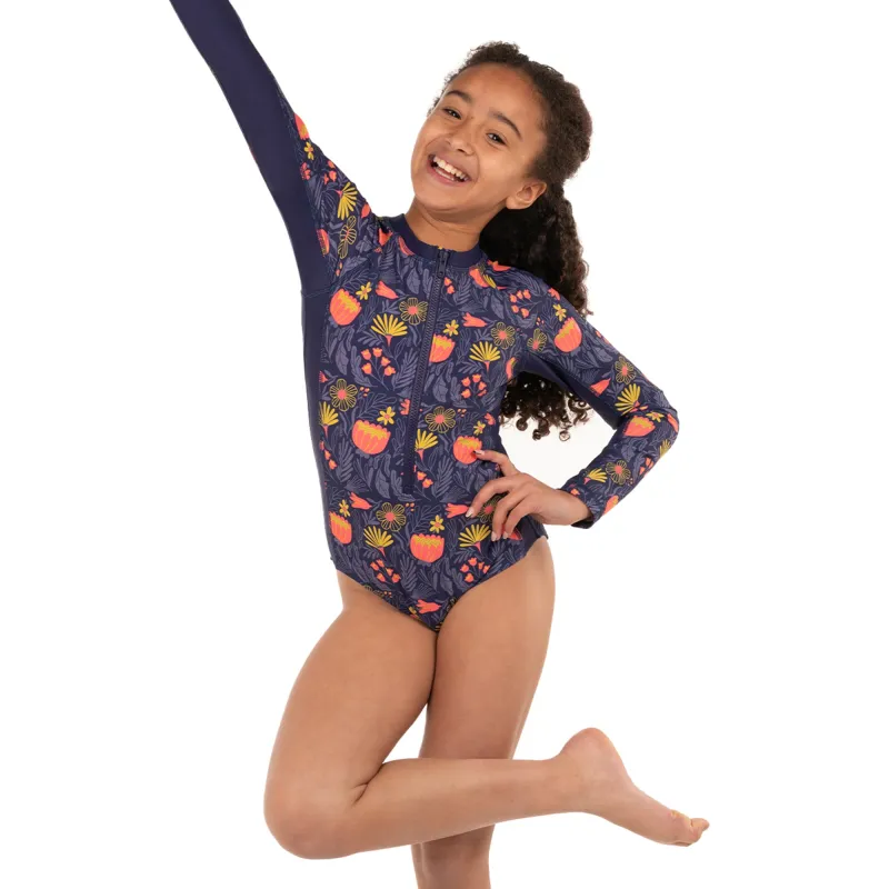 Daphne - Youth Long Sleeve Swimsuit sold by Level Six