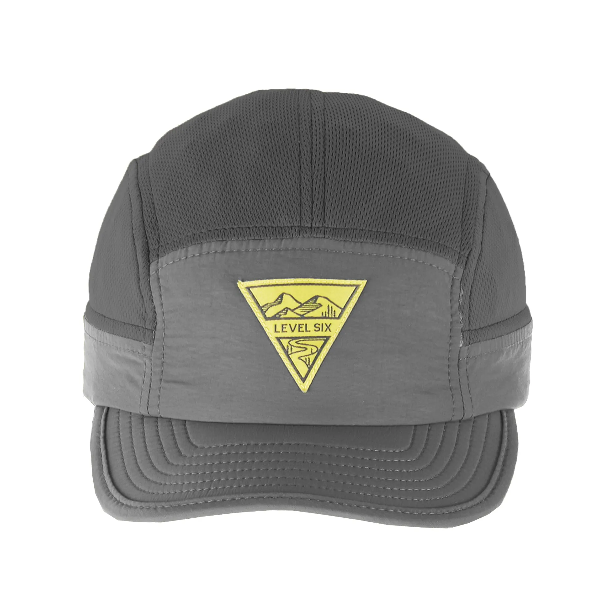 Poly Five Panel Hat sold by Level Six