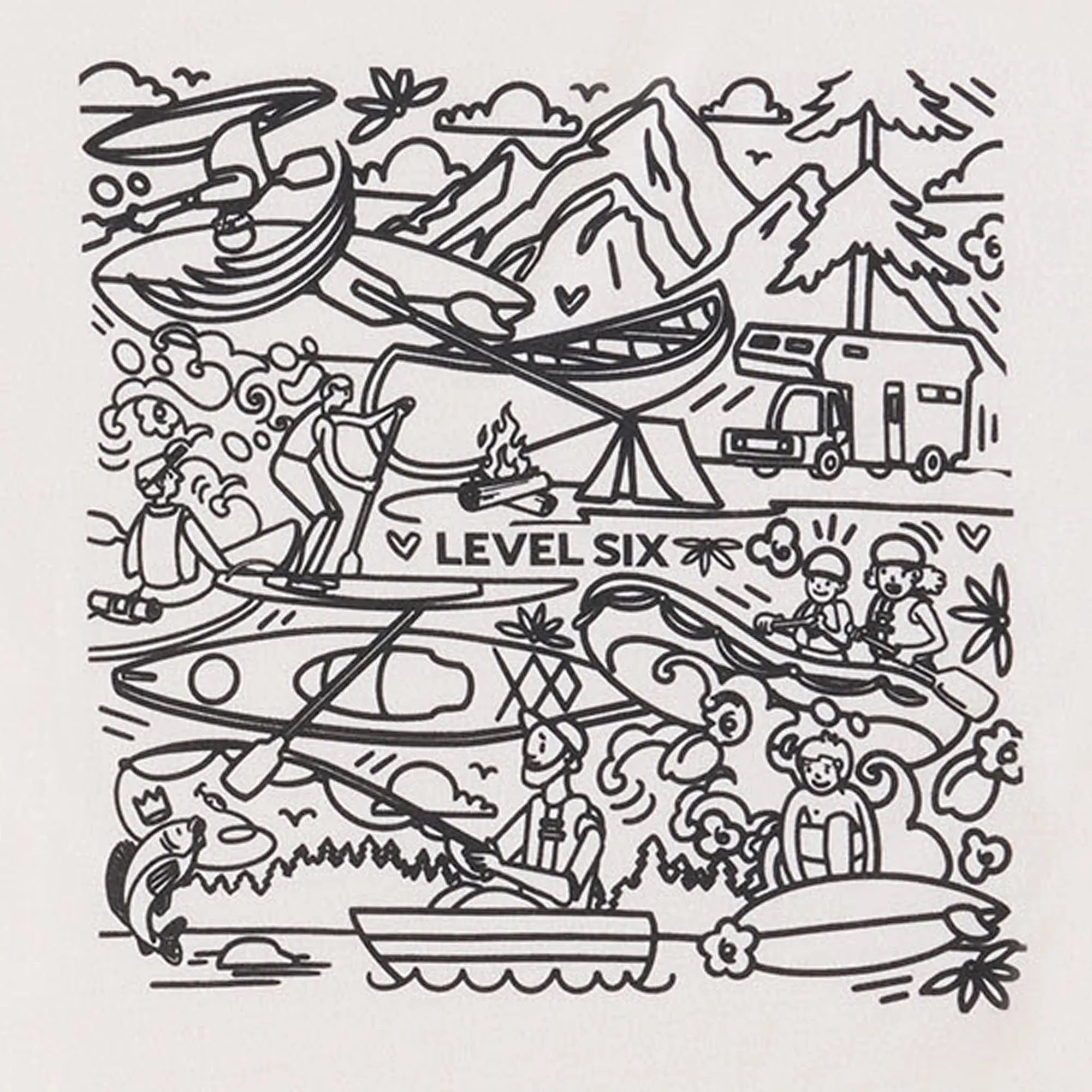 Level Six Graffiti Tee ♻️ sold by Level Six product image thumbnail 2