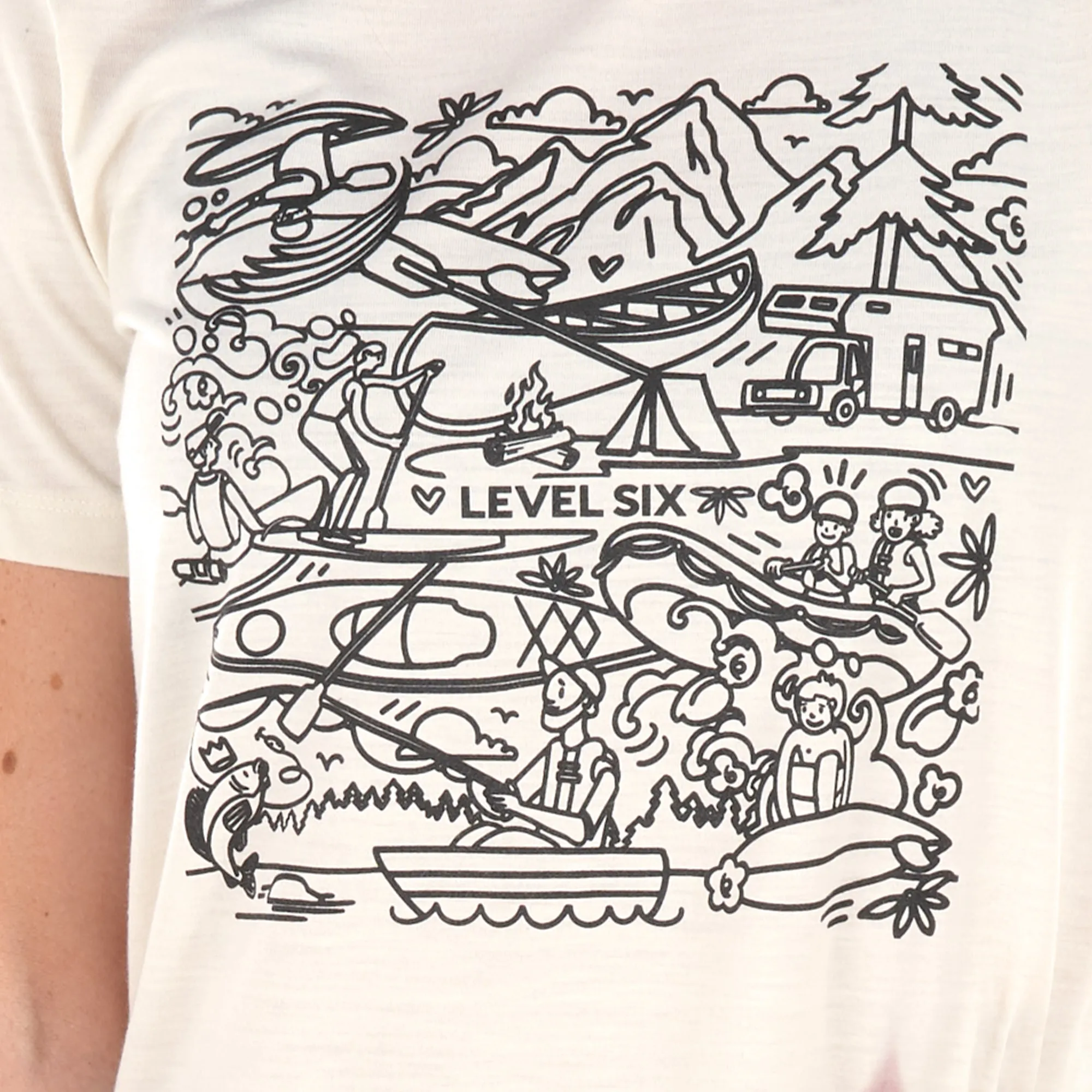 Level Six Graffiti Tee ♻️ sold by Level Six product image thumbnail 3