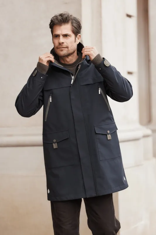 GEORGE Sleek Modern Waterproof Raincoat sold by Lornes Coats