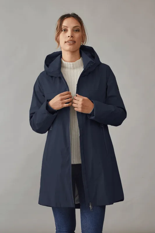 LIS Stylish Hooded Jacket with Taped Seams 2893 sold by Lornes Coats