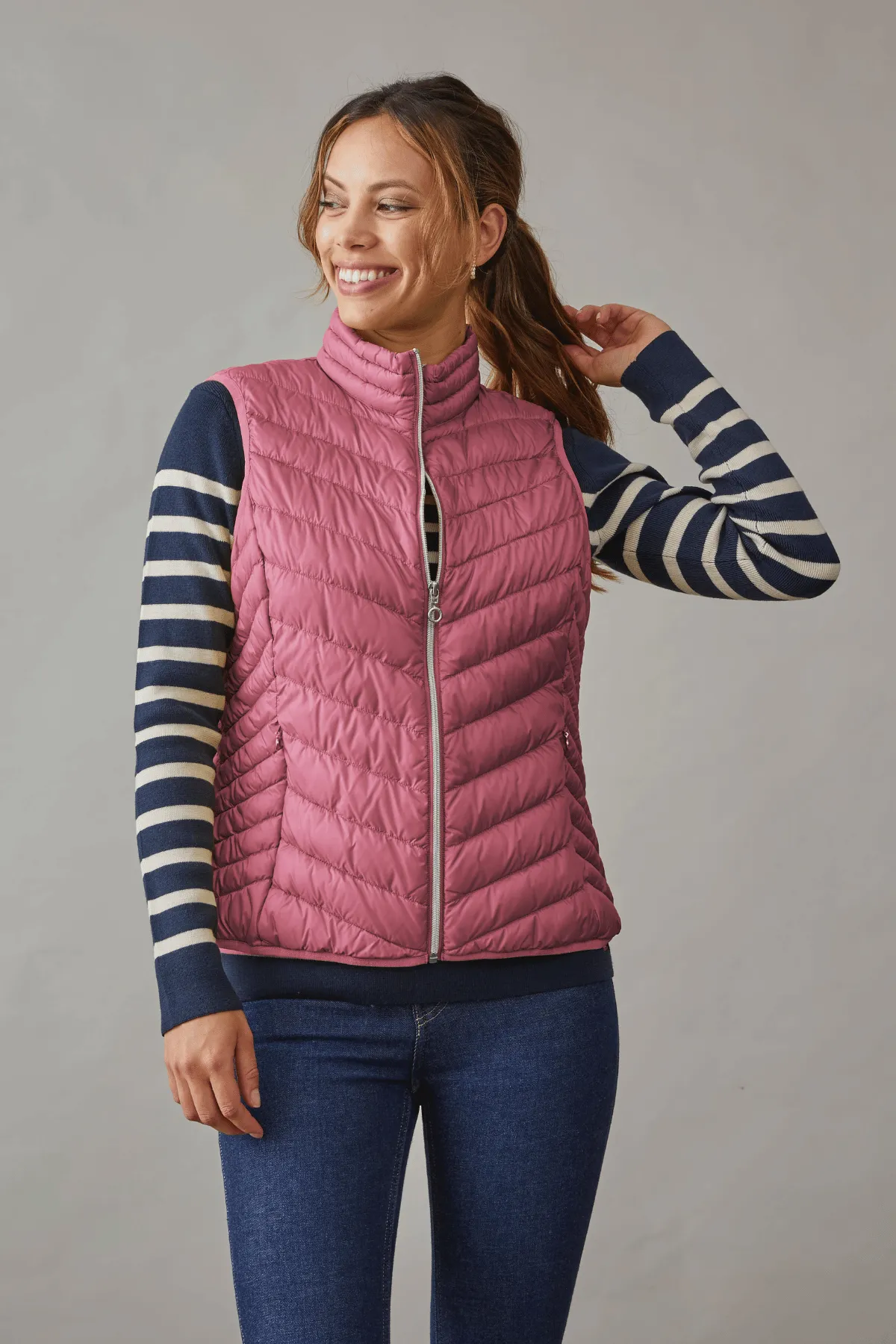 LOUISE Lightweight Down Vest 4040 sold by Lornes Coats product image thumbnail 4