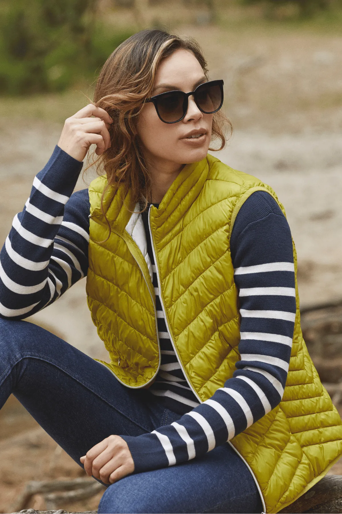 LOUISE Lightweight Down Vest 4040 sold by Lornes Coats