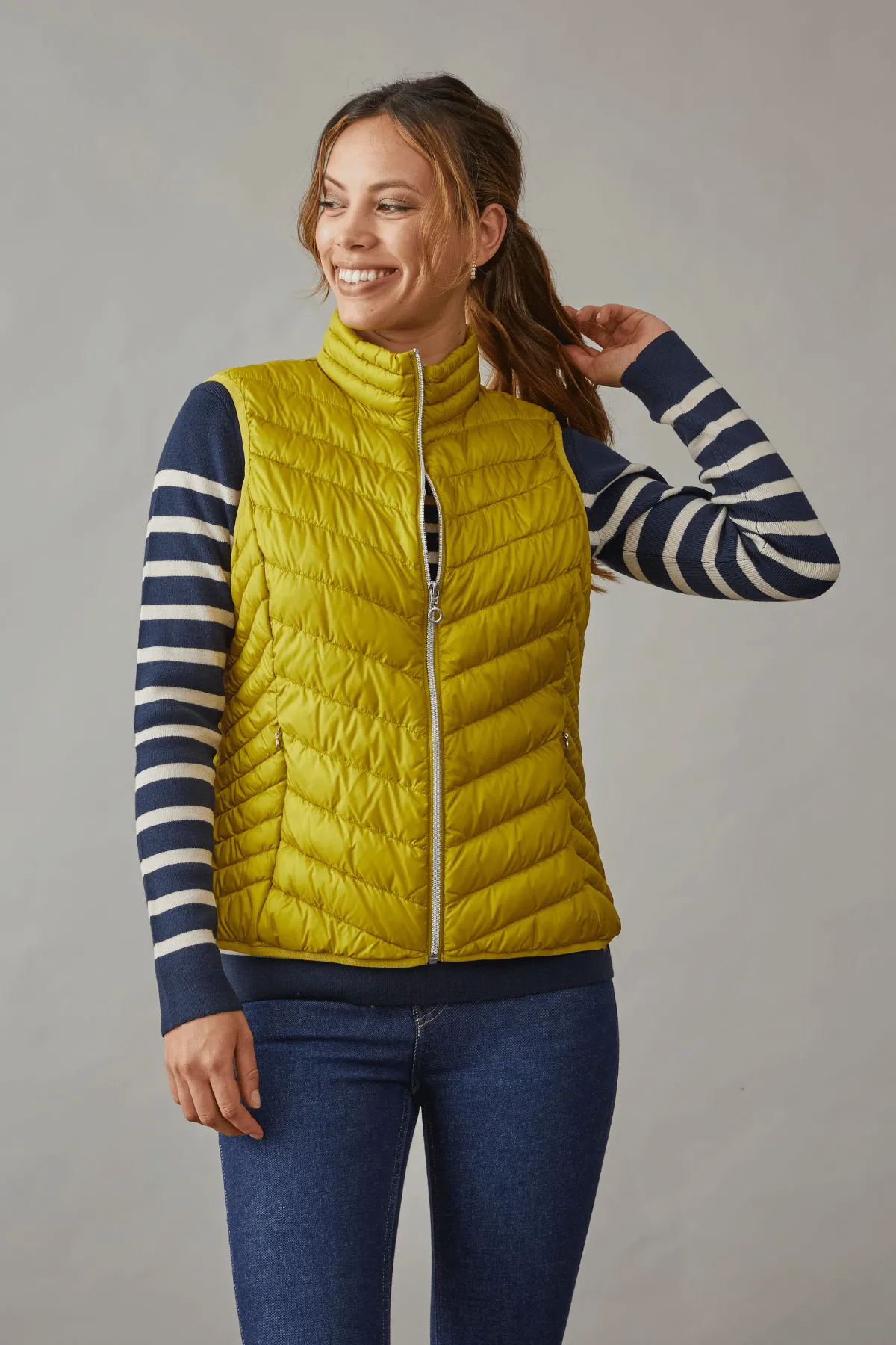 LOUISE Lightweight Down Vest 4040 sold by Lornes Coats product image thumbnail 2