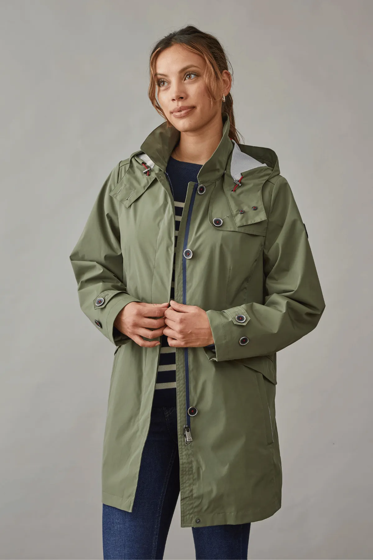 LAERKE Waterproof Jacket with Detachable Hood 2895 sold by Lornes Coats