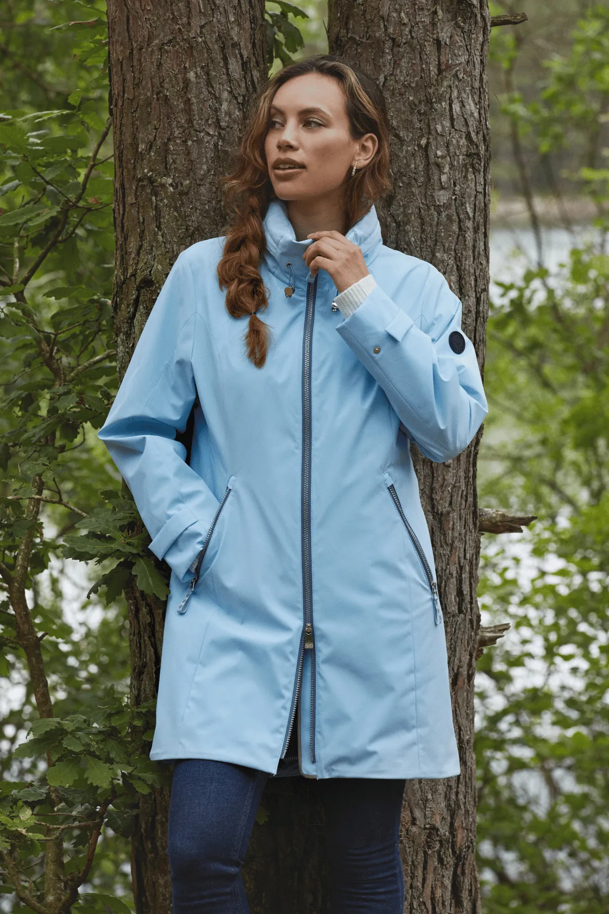 LYDIA Sleek Jacket with Hidden Hood 2881 sold by Lornes Coats product image thumbnail 3