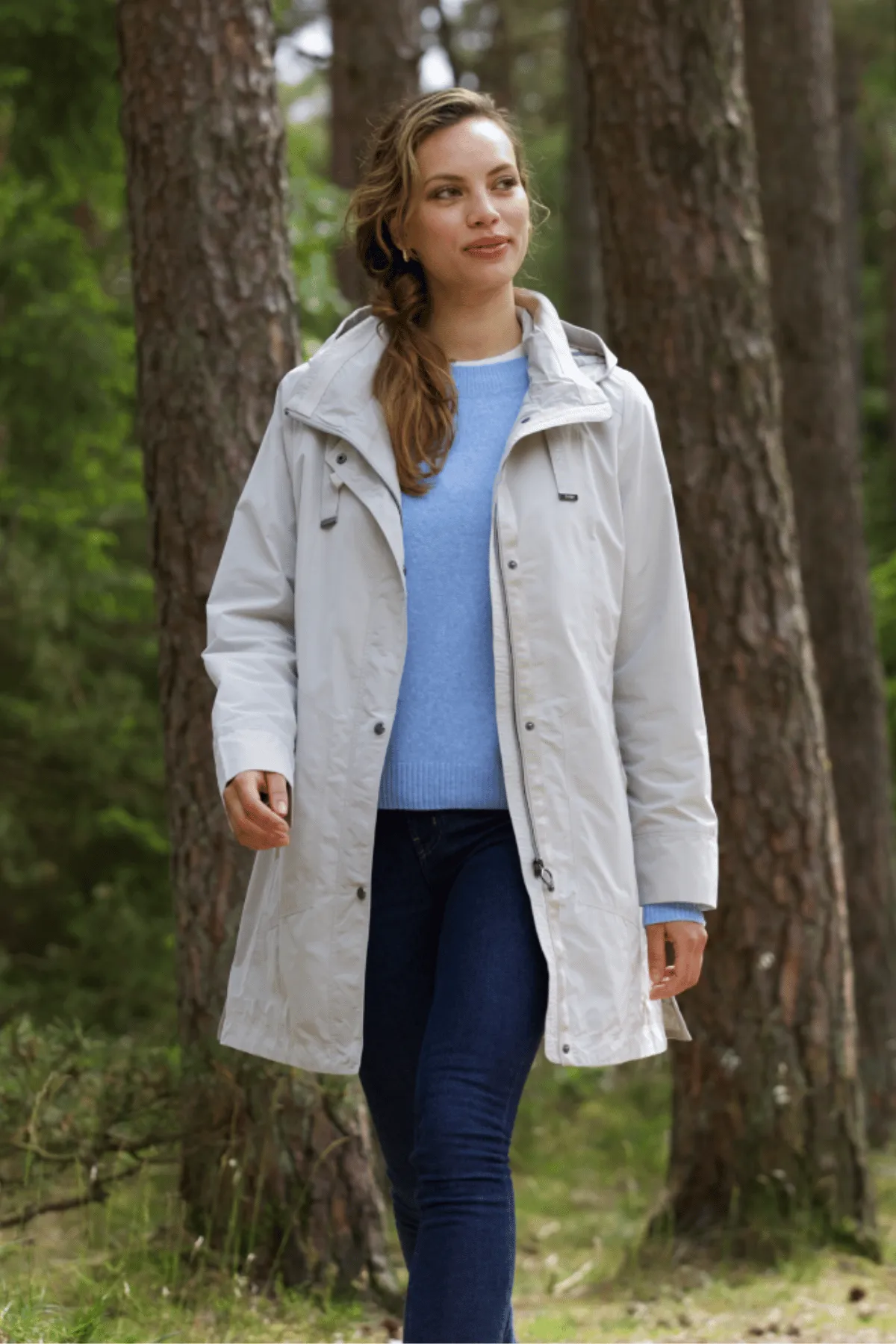 LINETTE Spring Jacket with Detachable Hood 2866 sold by Lornes Coats