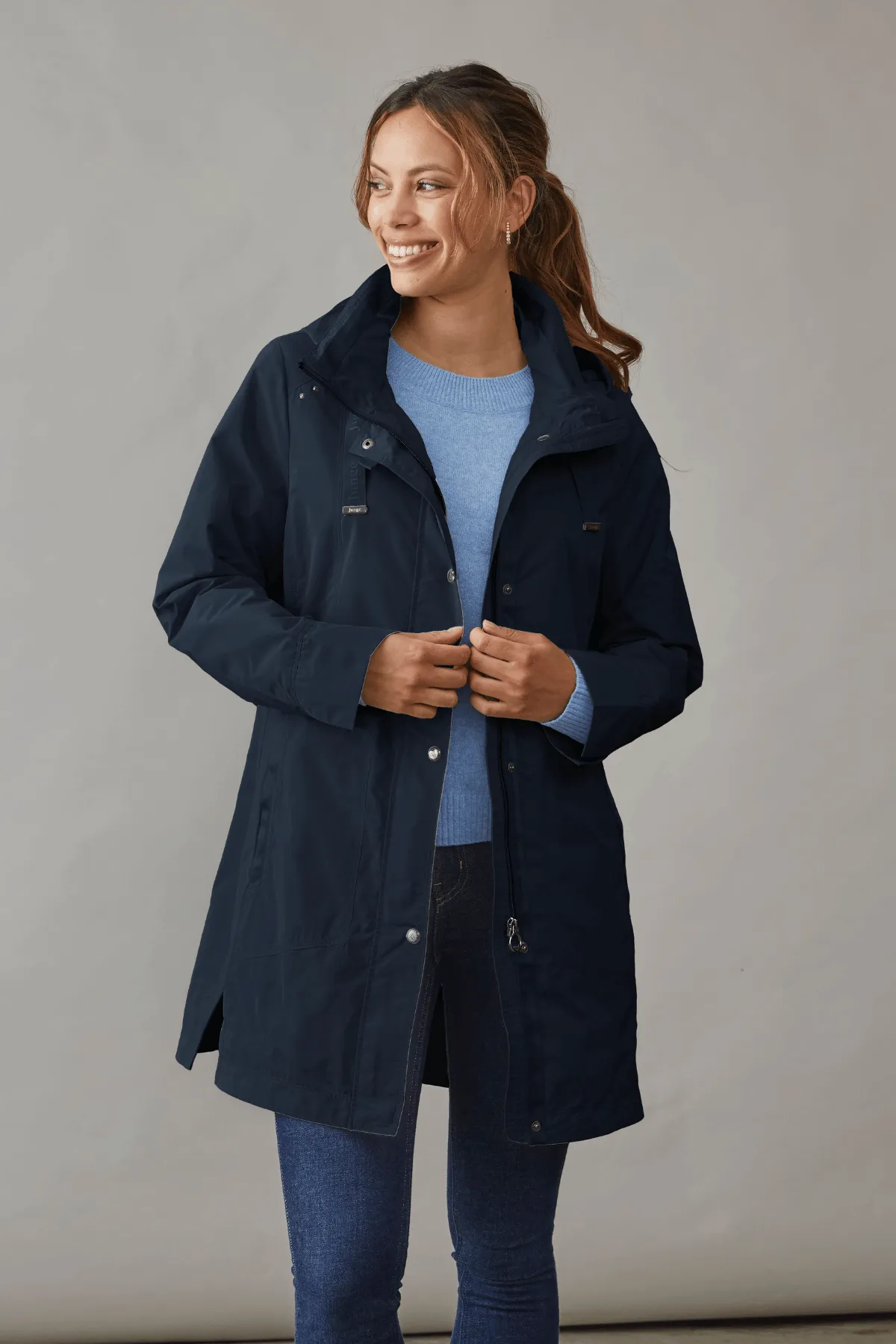 LINETTE Spring Jacket with Detachable Hood 2866 sold by Lornes Coats product image thumbnail 4