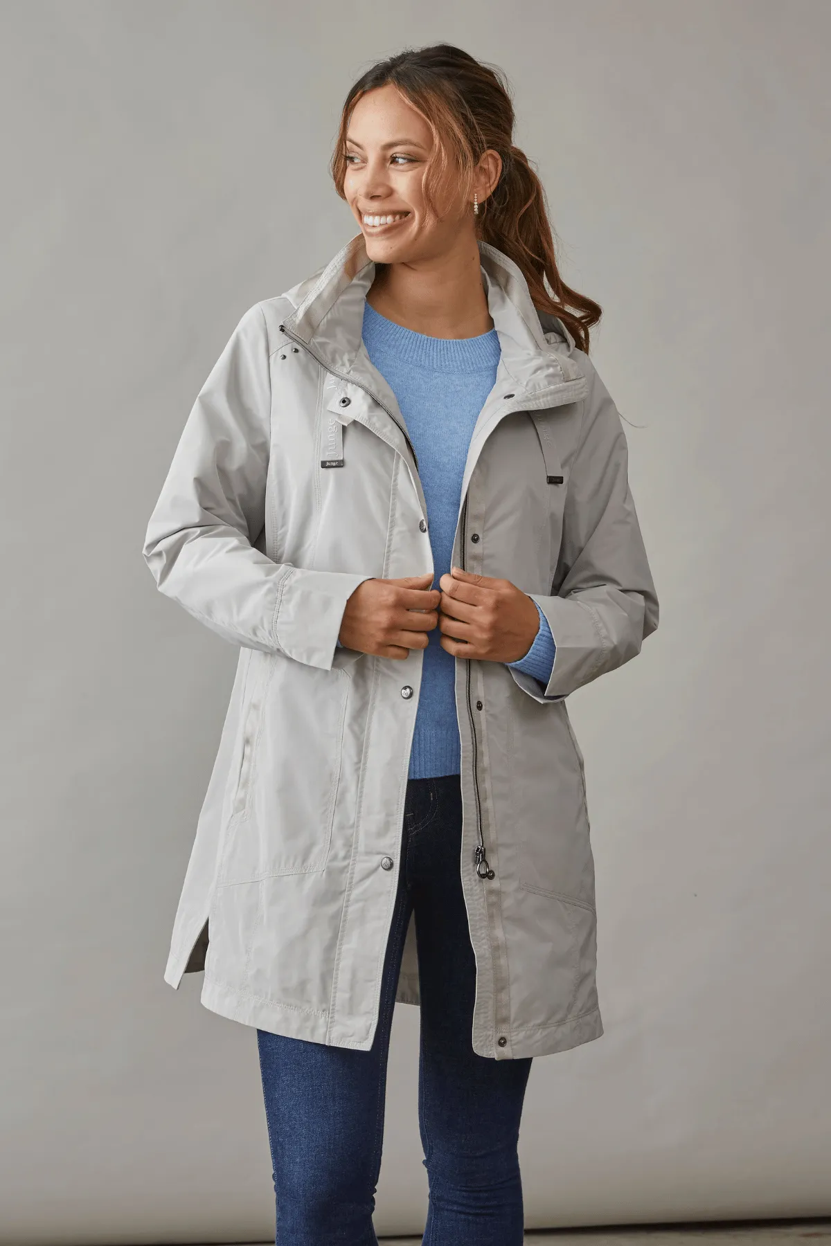 LINETTE Spring Jacket with Detachable Hood 2866 sold by Lornes Coats product image thumbnail 2