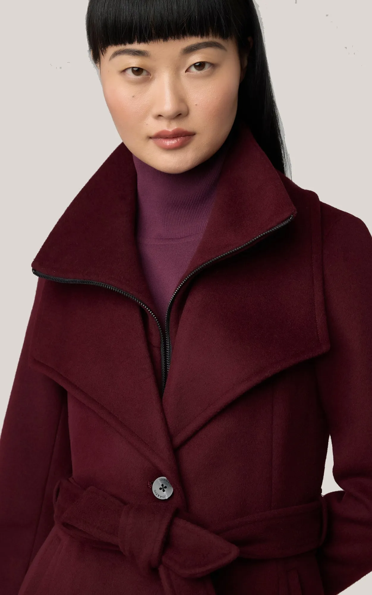 ILANA Wool Coat sold by Lornes Coats product image thumbnail 3