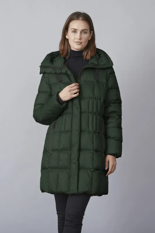 Kimmie Down Coat with Wide Hood 2642 sold by Lornes Coats