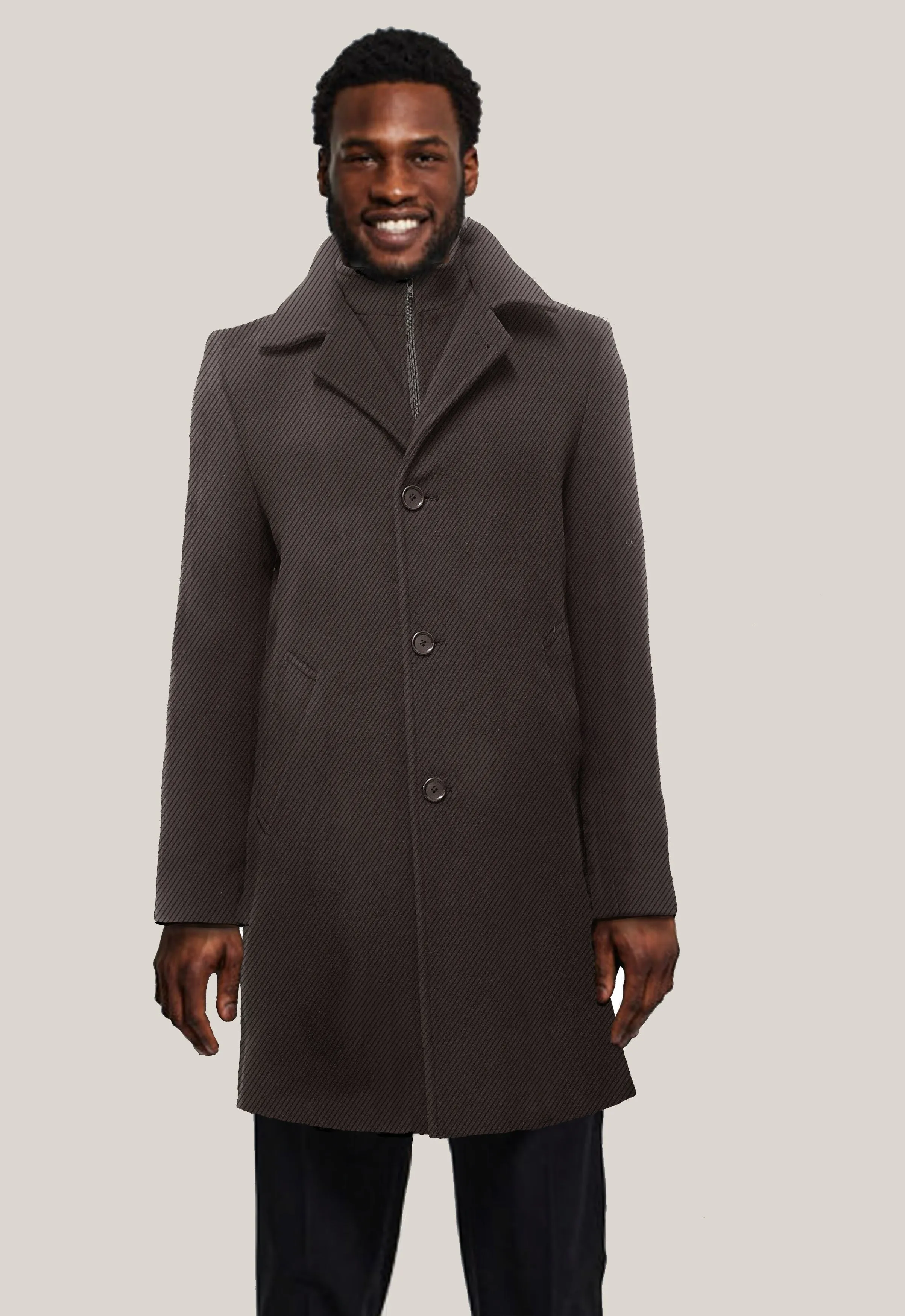 MONACO M/W Merino Wool Coat sold by Lornes Coats product image thumbnail 2