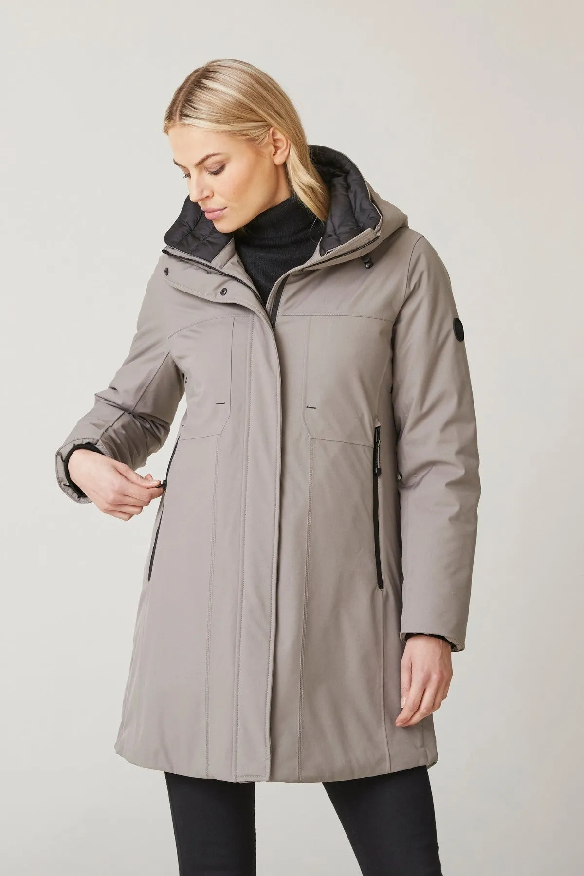 IRJA Waterproof Jacket with Detachable Collar sold by Lornes Coats product image thumbnail 4