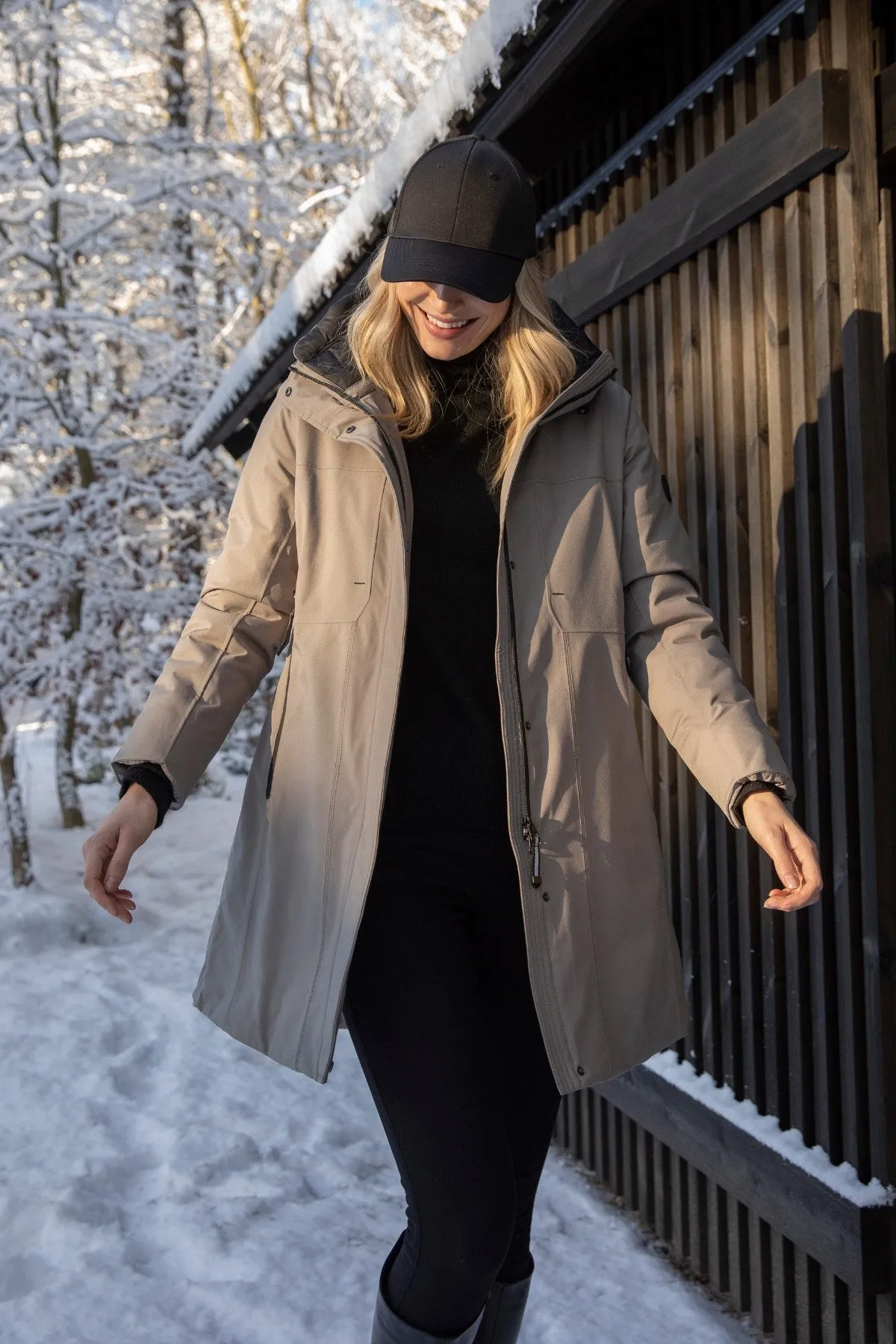 IRJA Waterproof Jacket with Detachable Collar sold by Lornes Coats