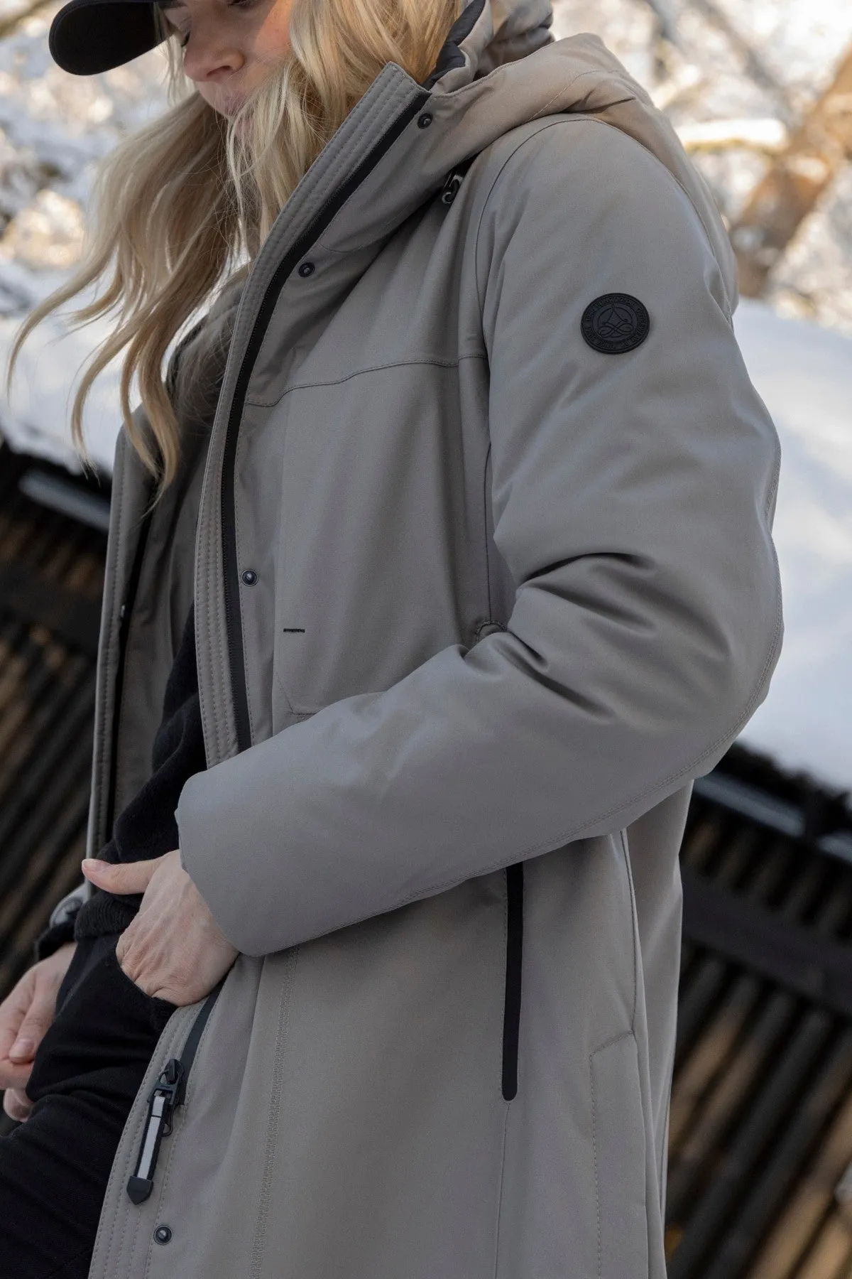 IRJA Waterproof Jacket with Detachable Collar sold by Lornes Coats product image thumbnail 3