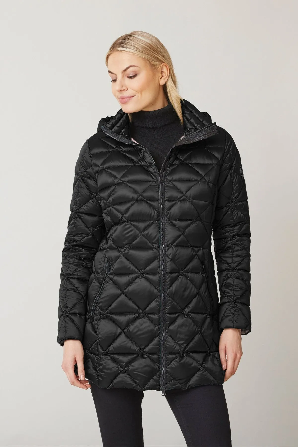 IRIS Light Down Jacket with Detachable Hood 2242 sold by Lornes Coats product image thumbnail 3