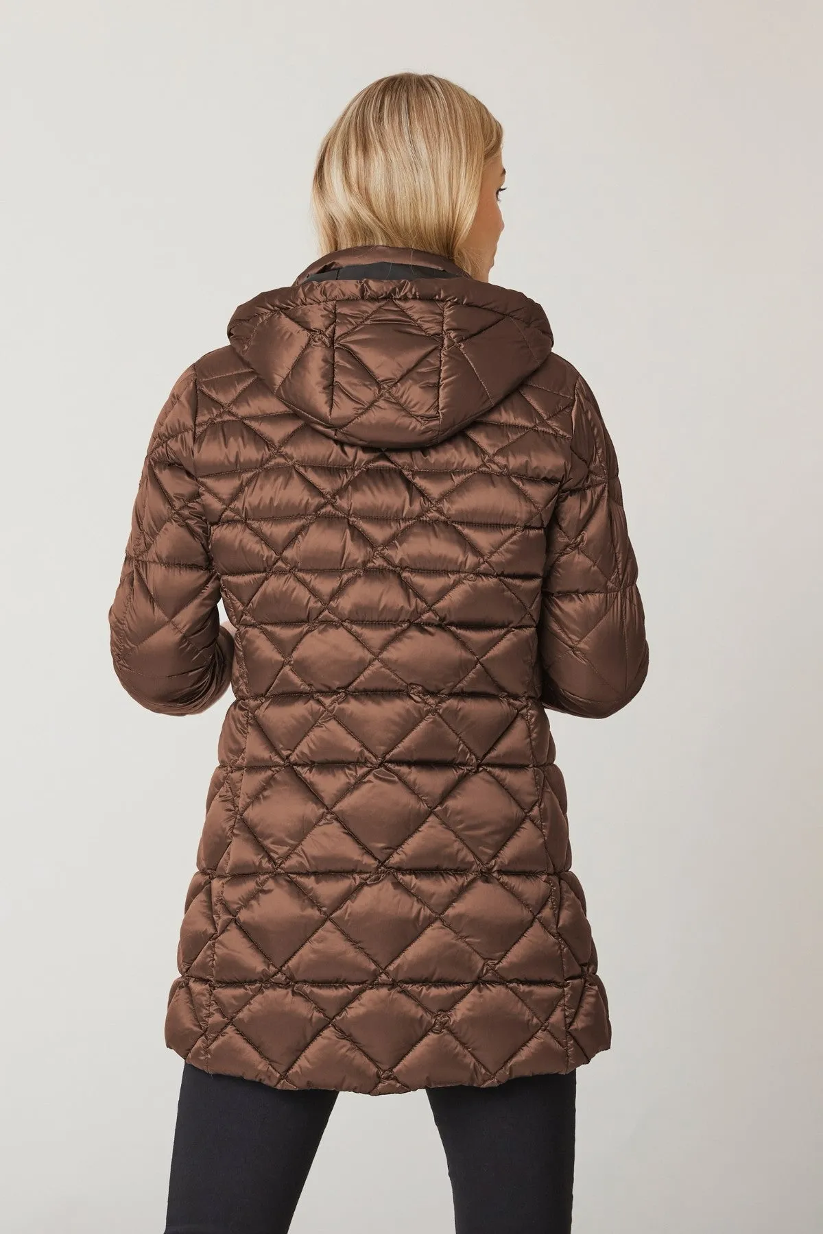 IRIS Light Down Jacket with Detachable Hood 2242 sold by Lornes Coats product image thumbnail 2
