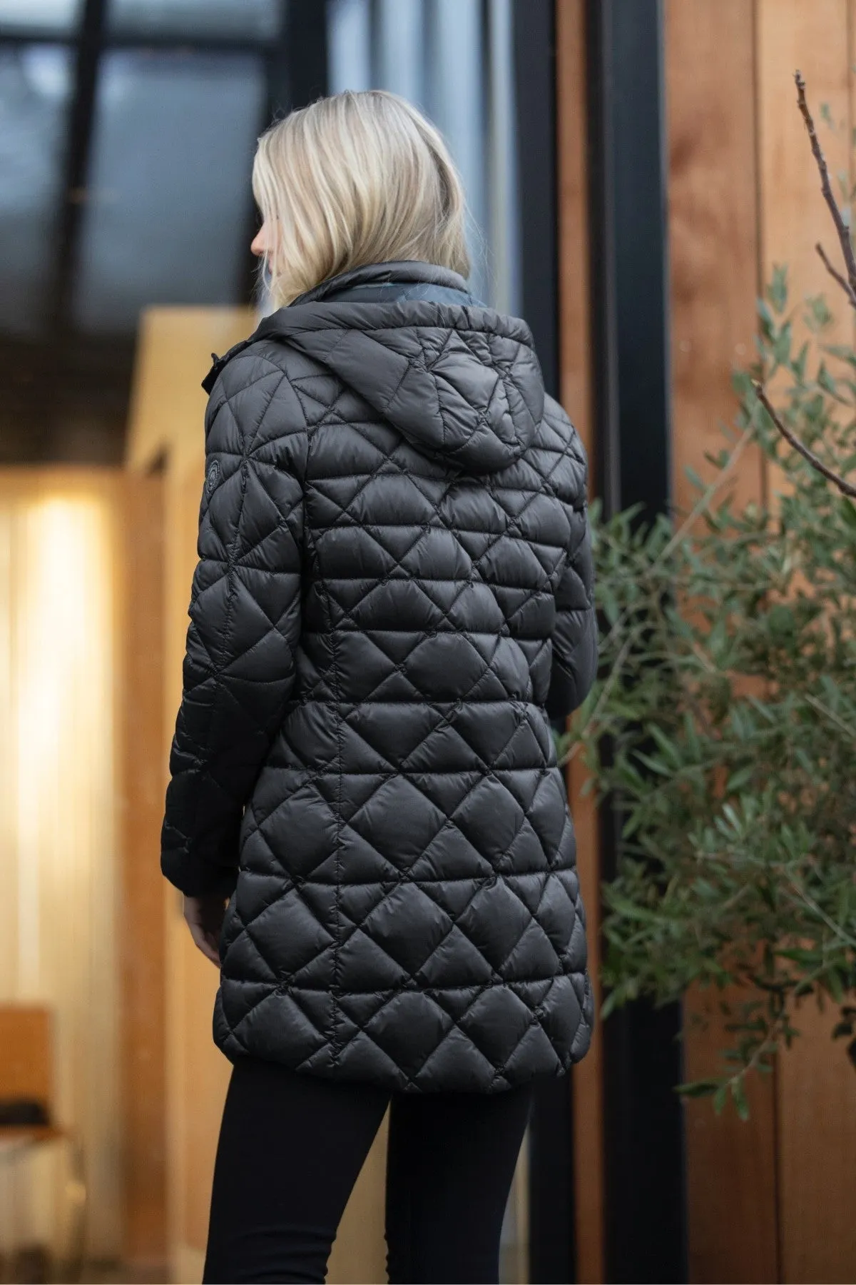 IRIS Light Down Jacket with Detachable Hood 2242 sold by Lornes Coats product image thumbnail 5