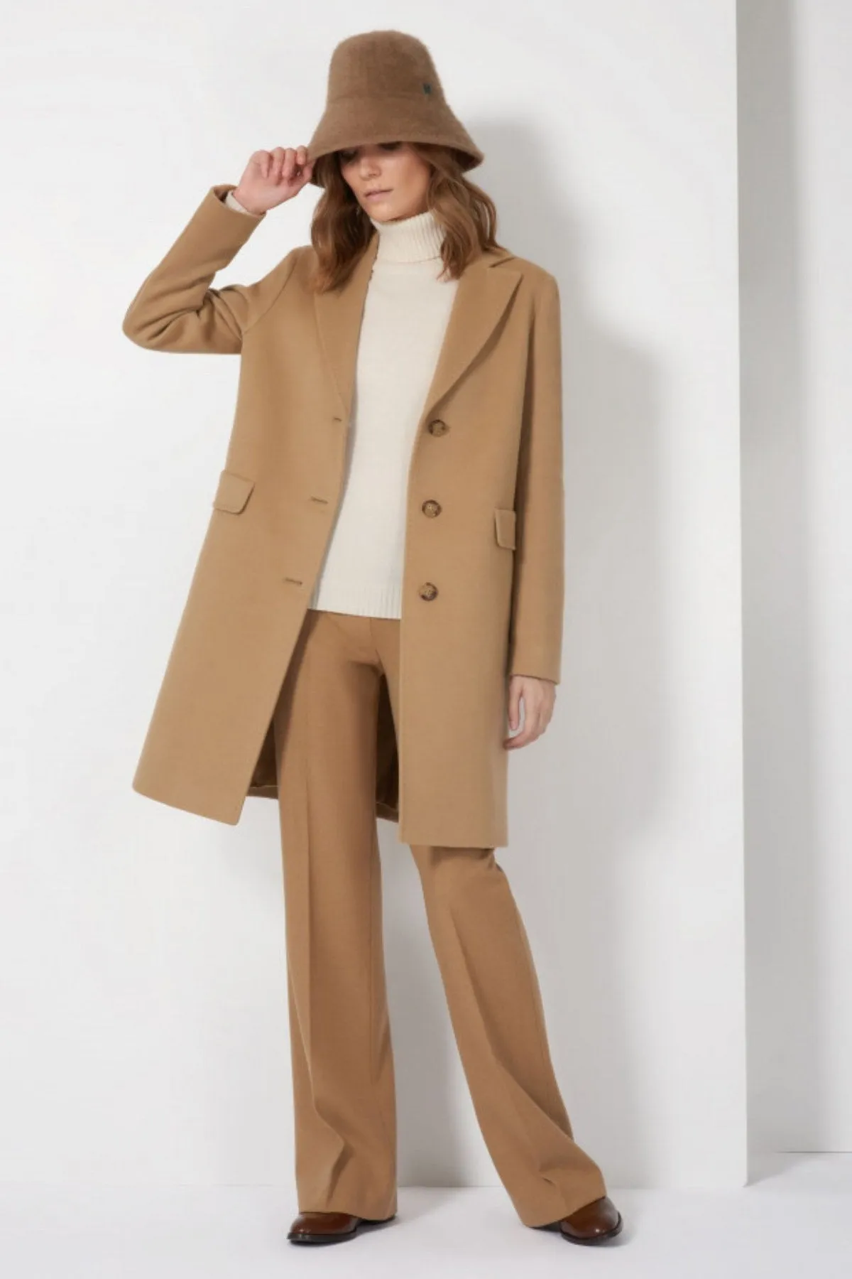 Wool & Cashmere Coat with Notch Collar 38001 sold by Lornes Coats product image thumbnail 2