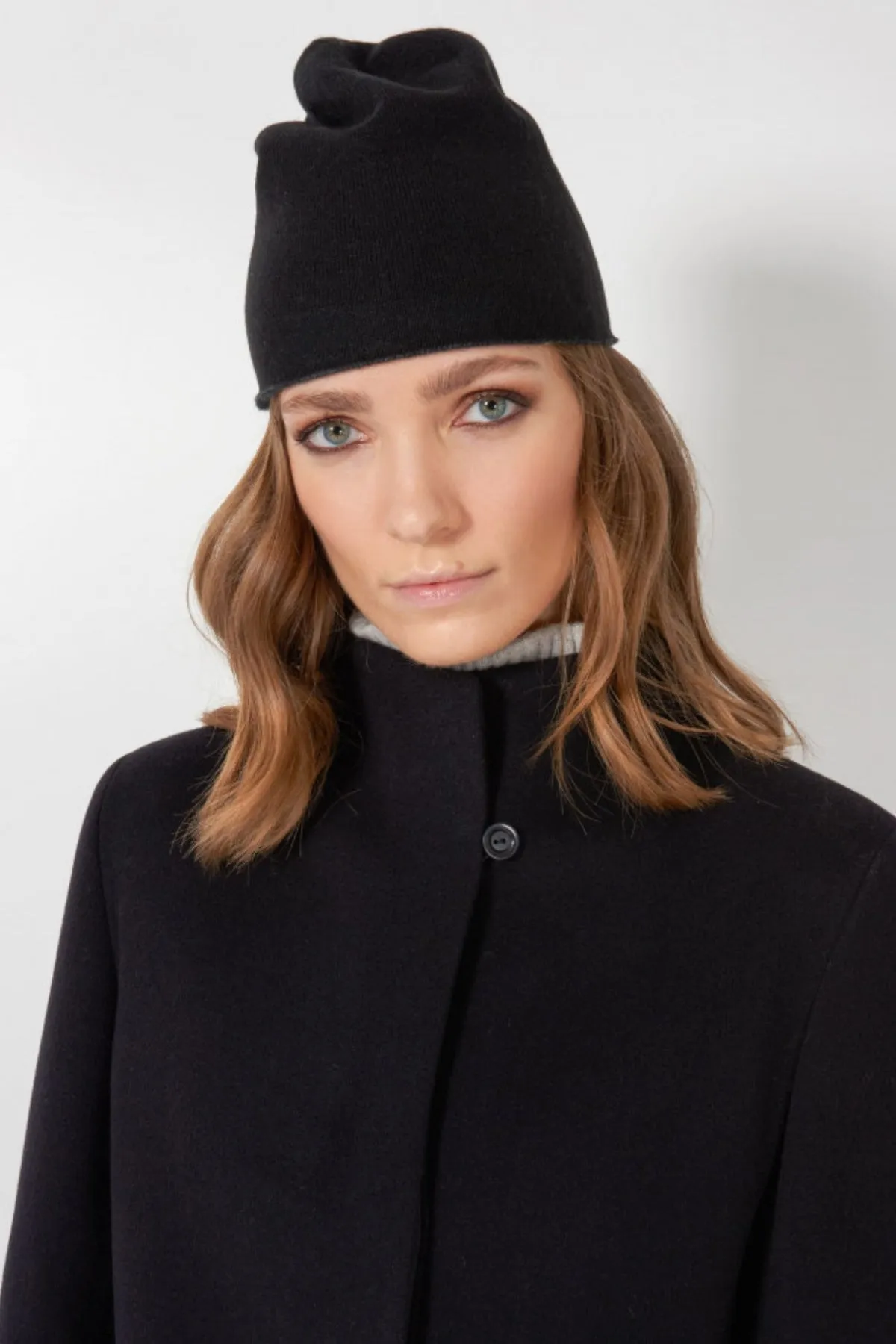 Cashmere & Wool Coat with Stand Up Collar 30001 sold by Lornes Coats product image thumbnail 4
