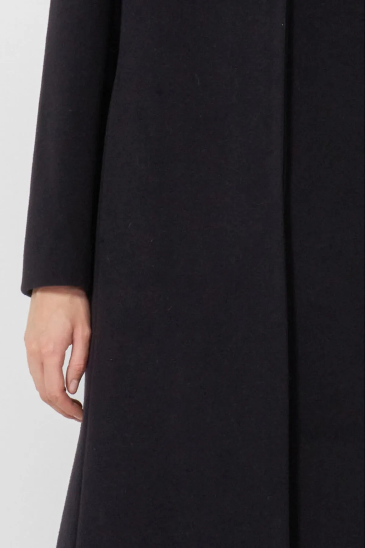 Cashmere & Wool Coat with Stand Up Collar 30001 sold by Lornes Coats product image thumbnail 5
