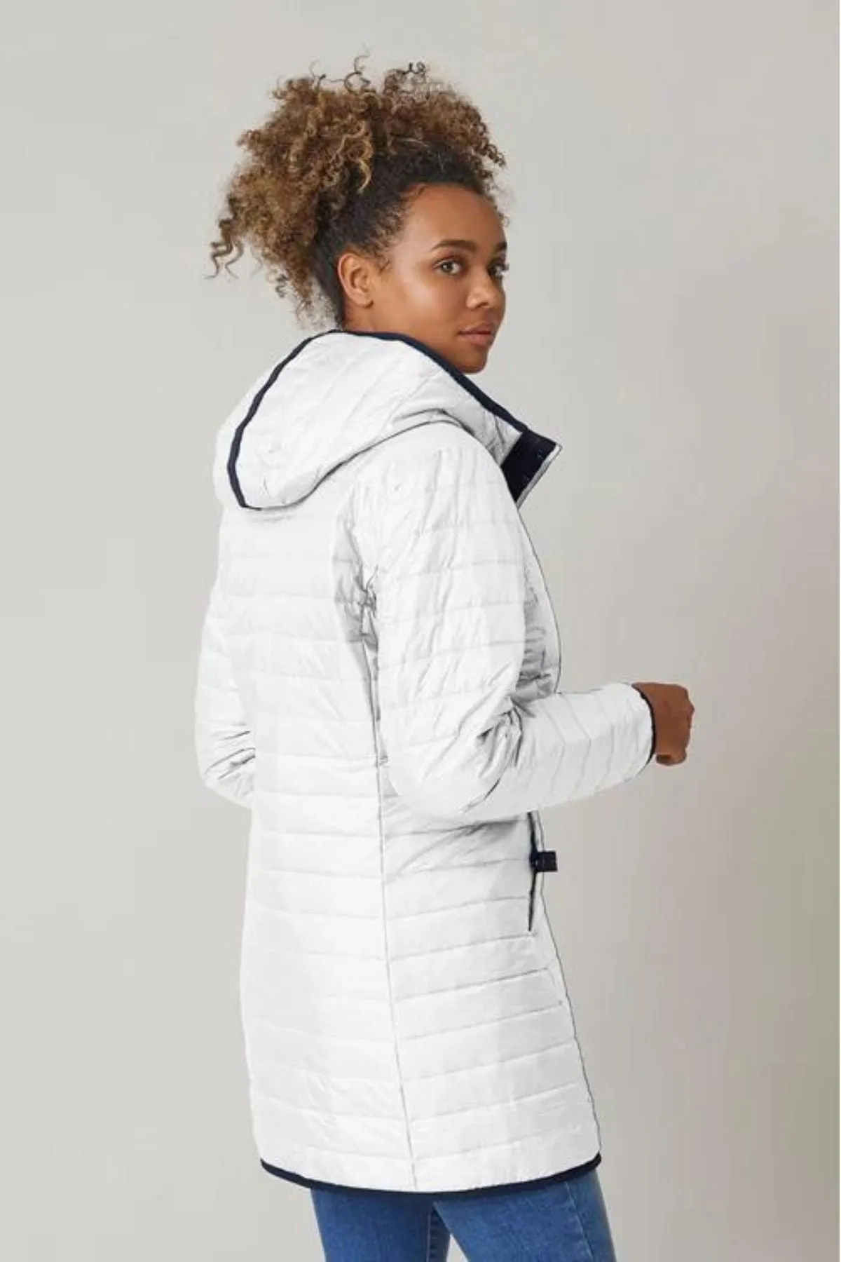 DORTHA Reversible & Waterproof Jacket with Detachable Hood 20920 sold by Lornes Coats product image thumbnail 5