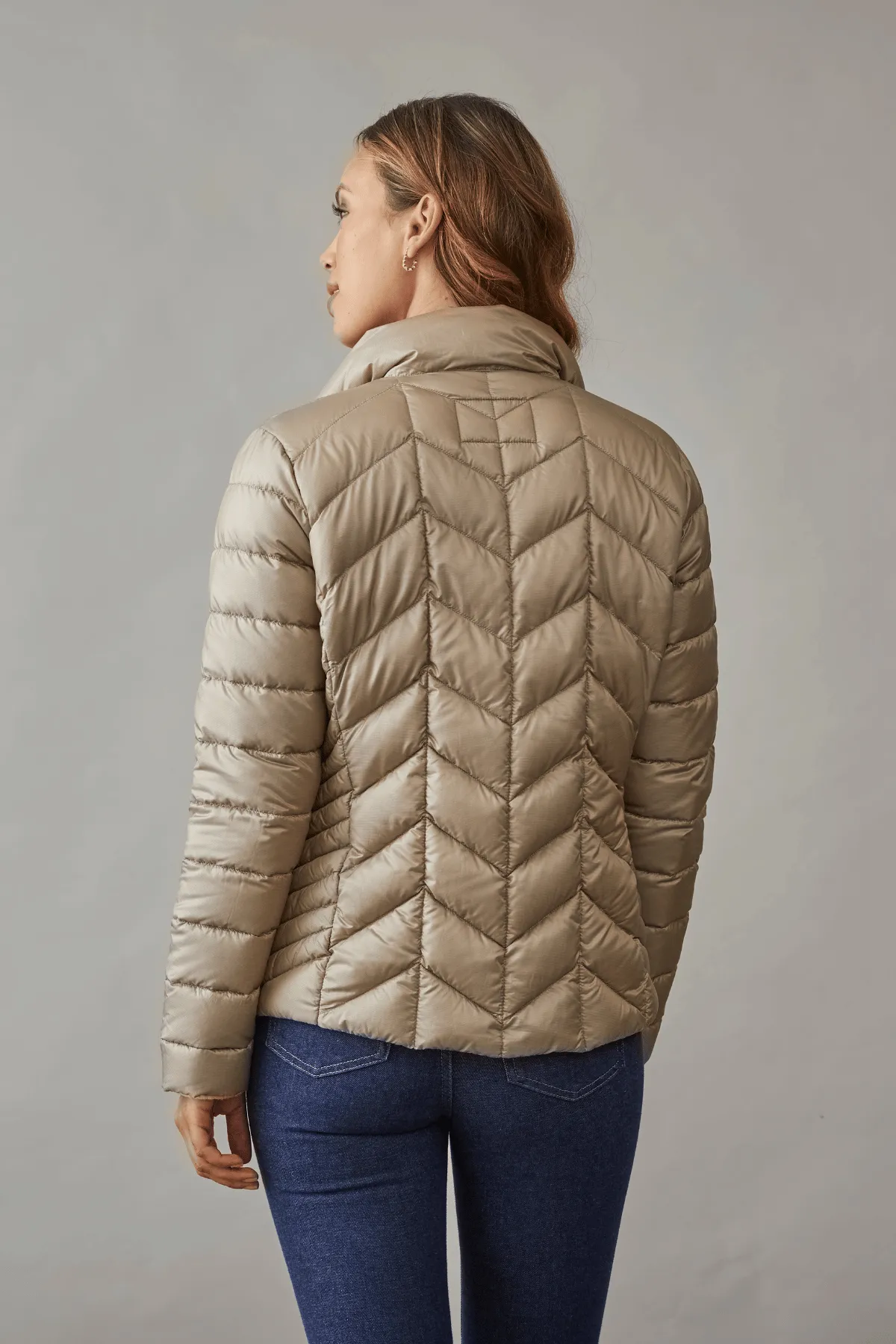 DAISY Super Light Weight Down Jacket Spring Colours 2040 sold by Lornes Coats product image thumbnail 3