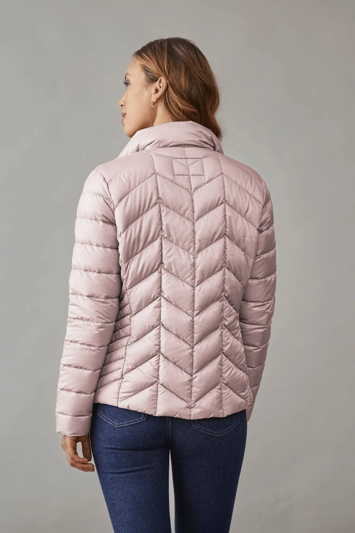 DAISY Super Light Weight Down Jacket Spring Colours 2040 sold by Lornes Coats product image thumbnail 5