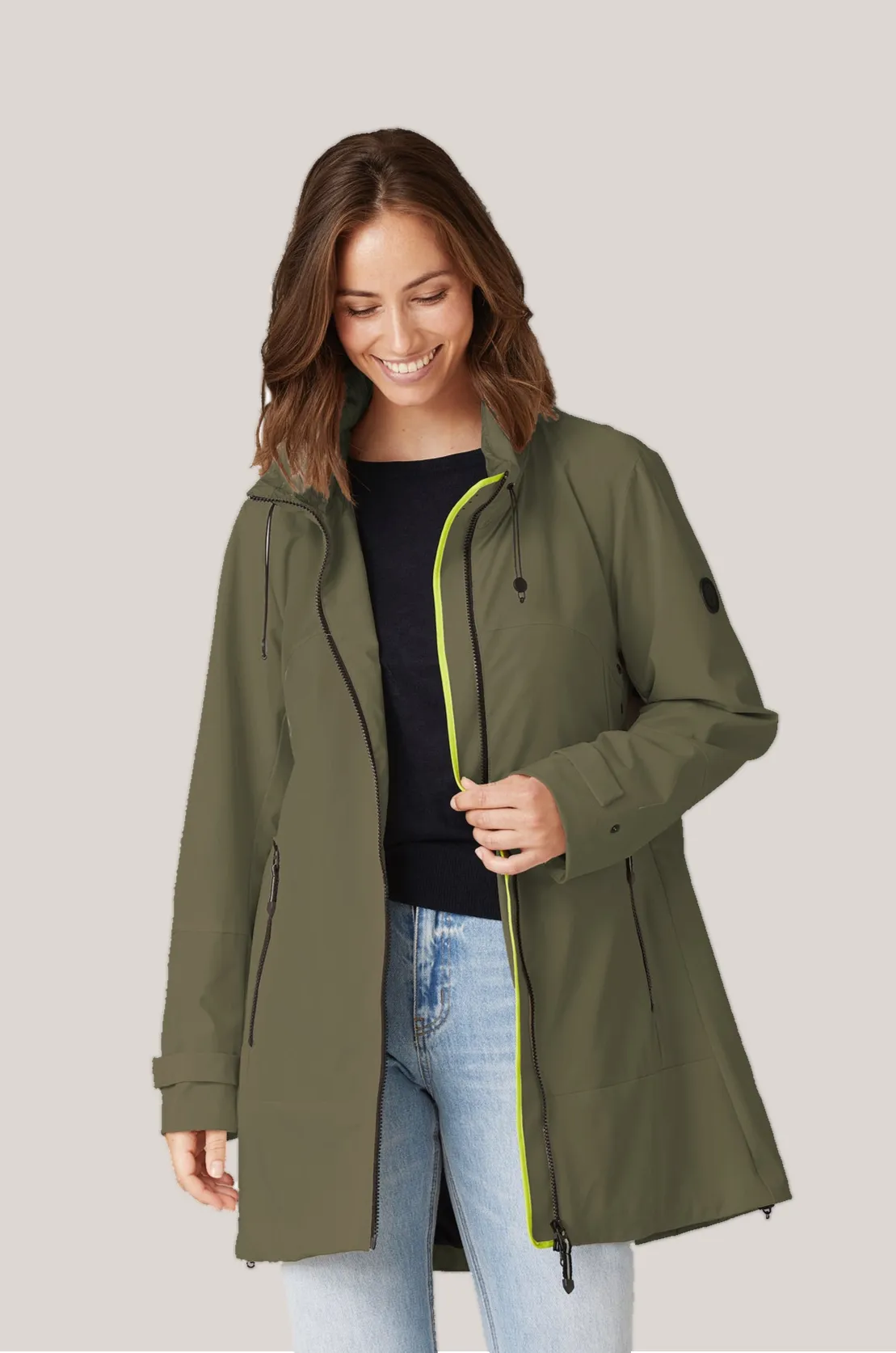 HATTIE Water Resistant Spring Jacket 2080 sold by Lornes Coats product image thumbnail 4