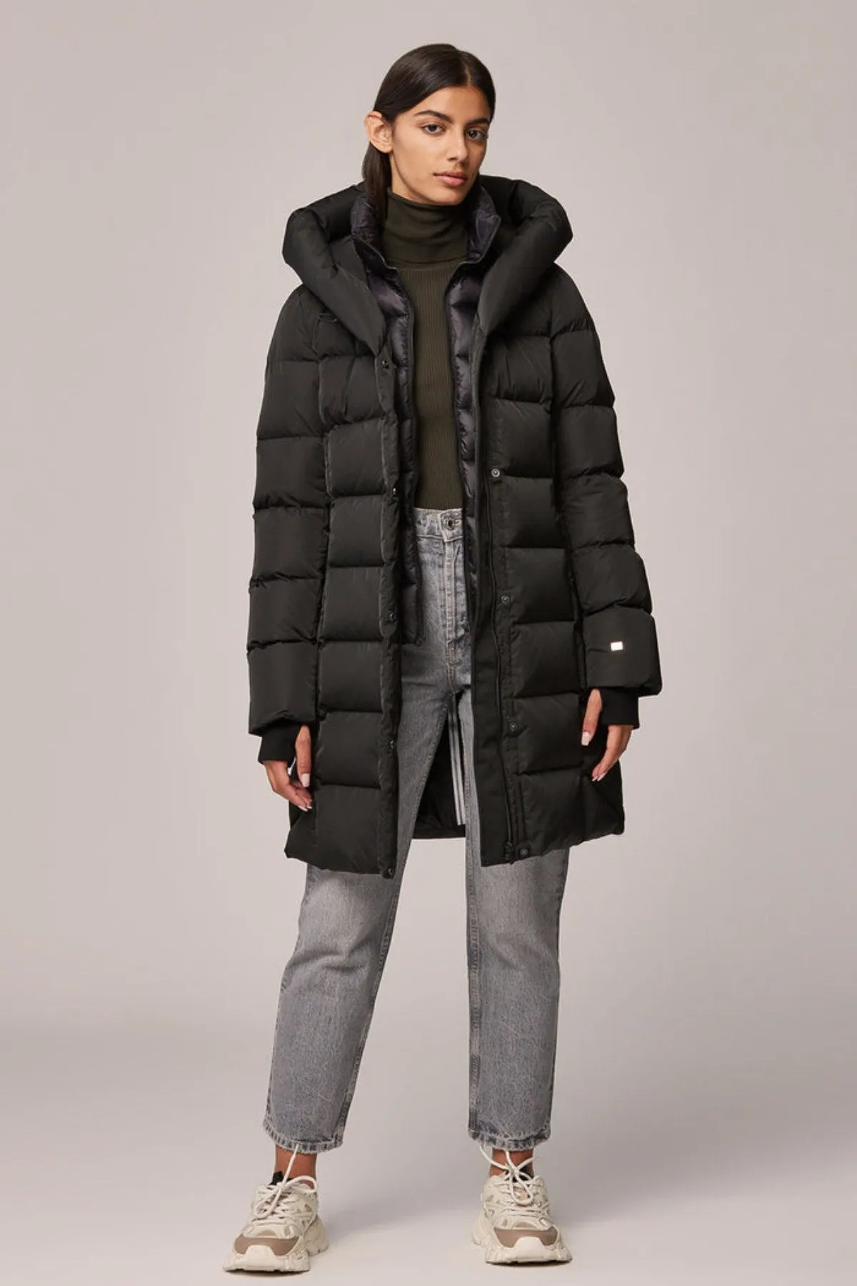 SONNY Mid Length Down Coat sold by Lornes Coats product image thumbnail 3