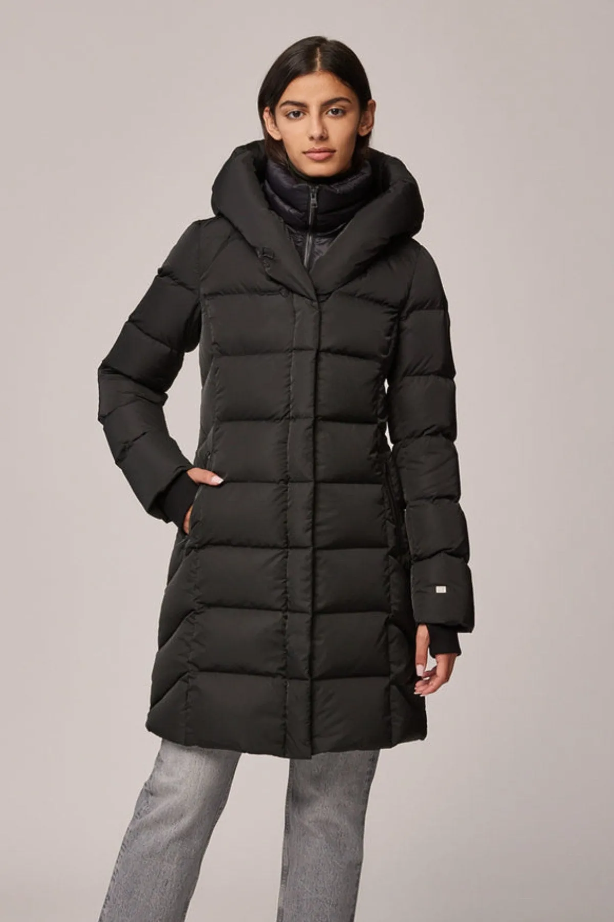 SONNY Mid Length Down Coat sold by Lornes Coats product image thumbnail 2