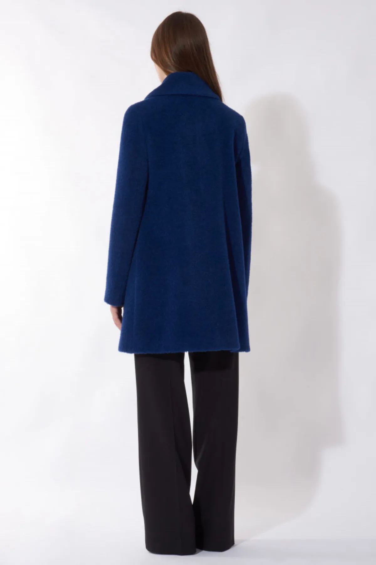 Alpaca & Wool Coat with Petal Collar 86001 sold by Lornes Coats product image thumbnail 3