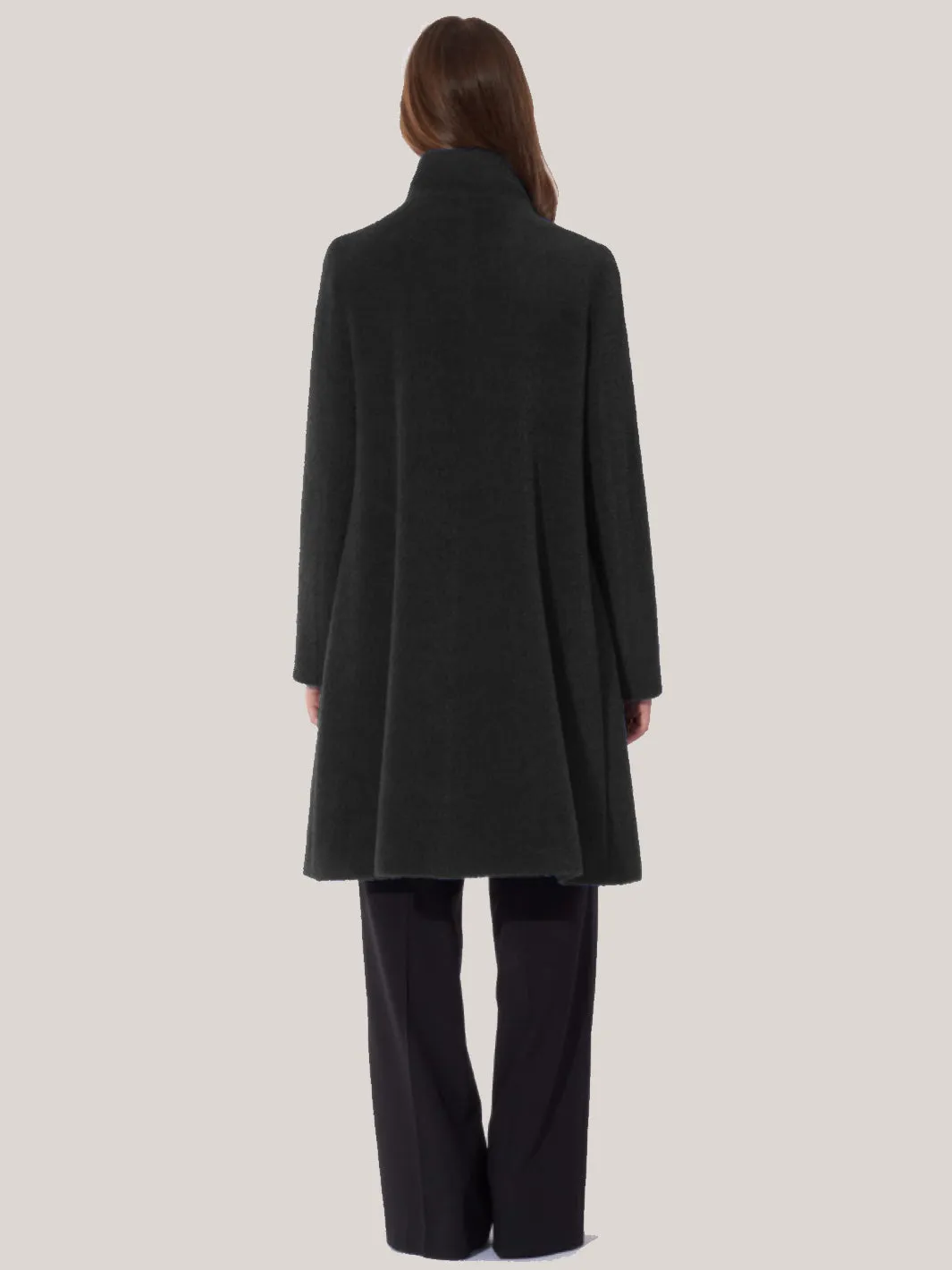 Flared Alpaca & Wool Coat 29001 sold by Lornes Coats product image thumbnail 5