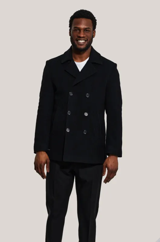 TEMPO Wool & Cashmere Peacoat sold by Lornes Coats