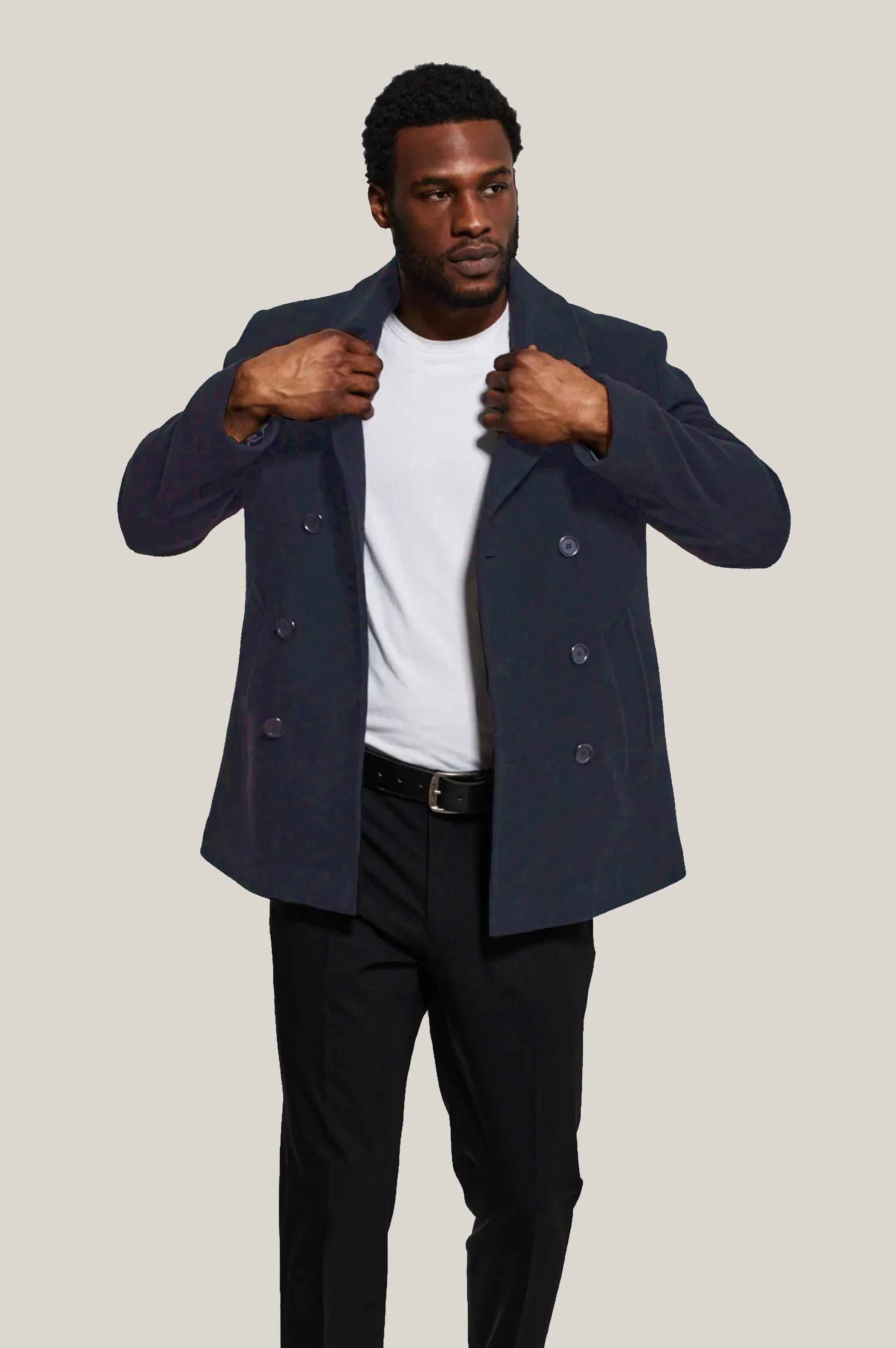 TEMPO Wool & Cashmere Peacoat sold by Lornes Coats product image thumbnail 5