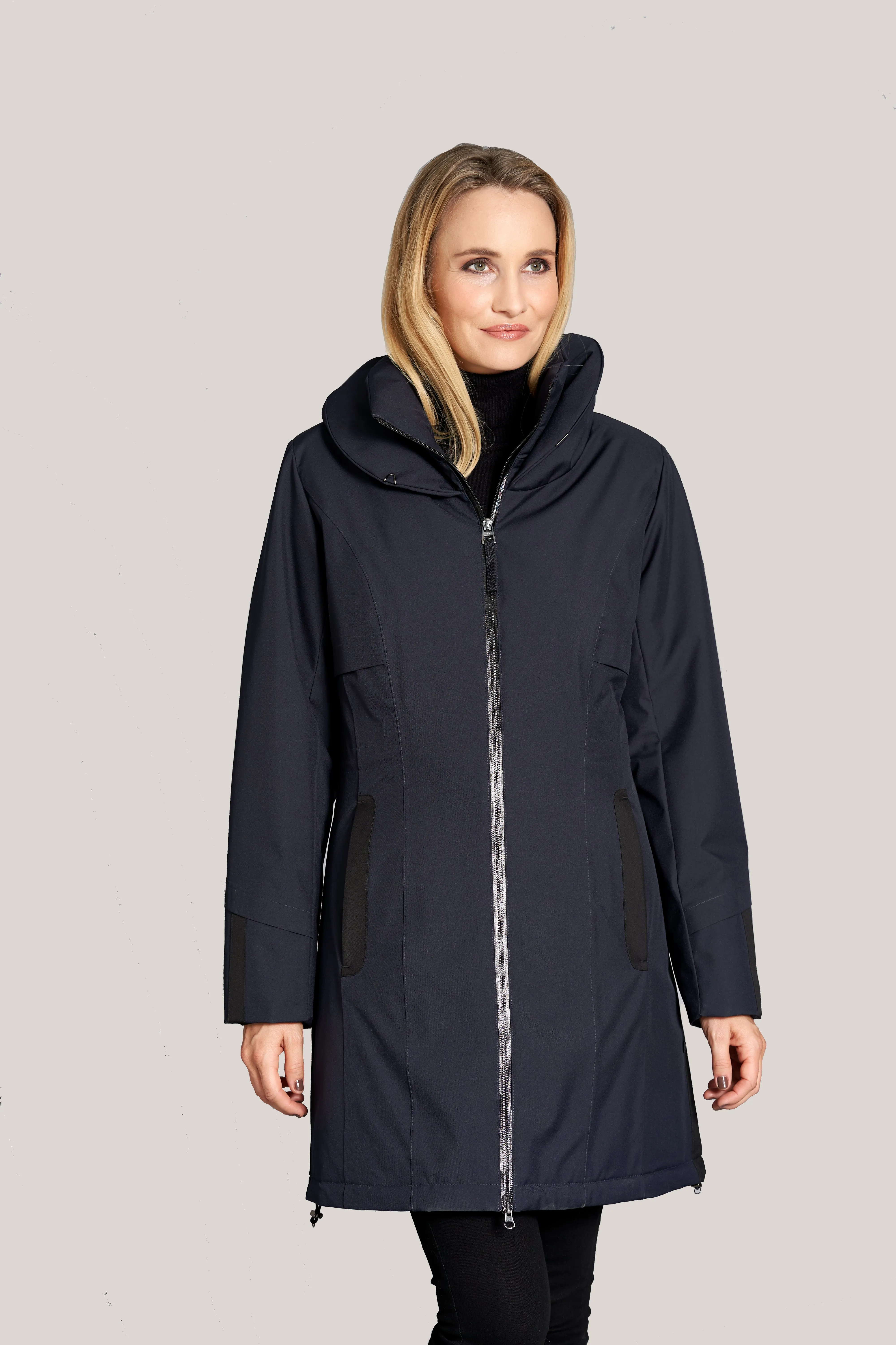 ERIN Waterproof Raincoat with Double Collar 2688 sold by Lornes Coats