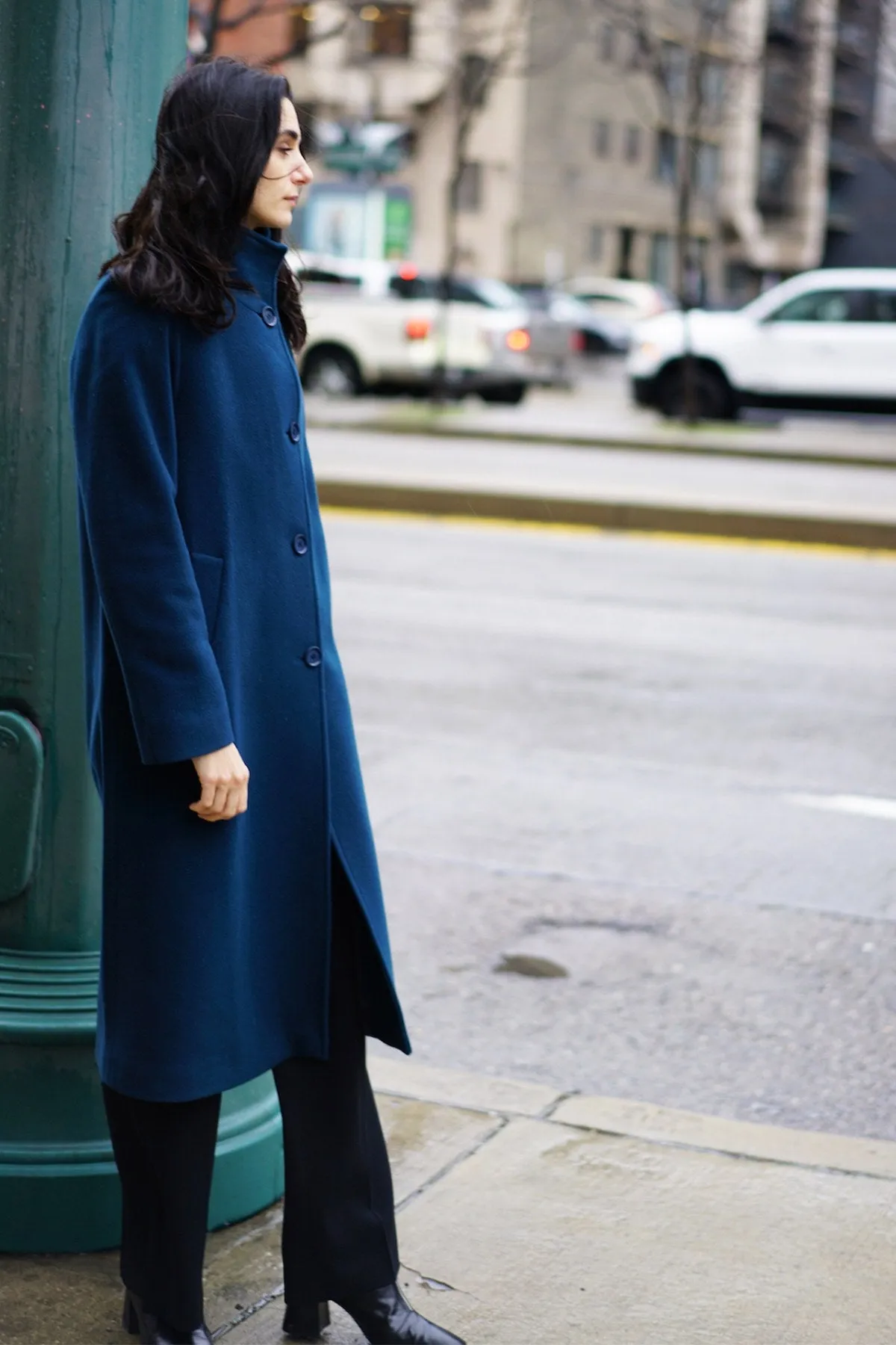 TATI Wool & Cashmere Long Coat 1957 sold by Lornes Coats product image thumbnail 3