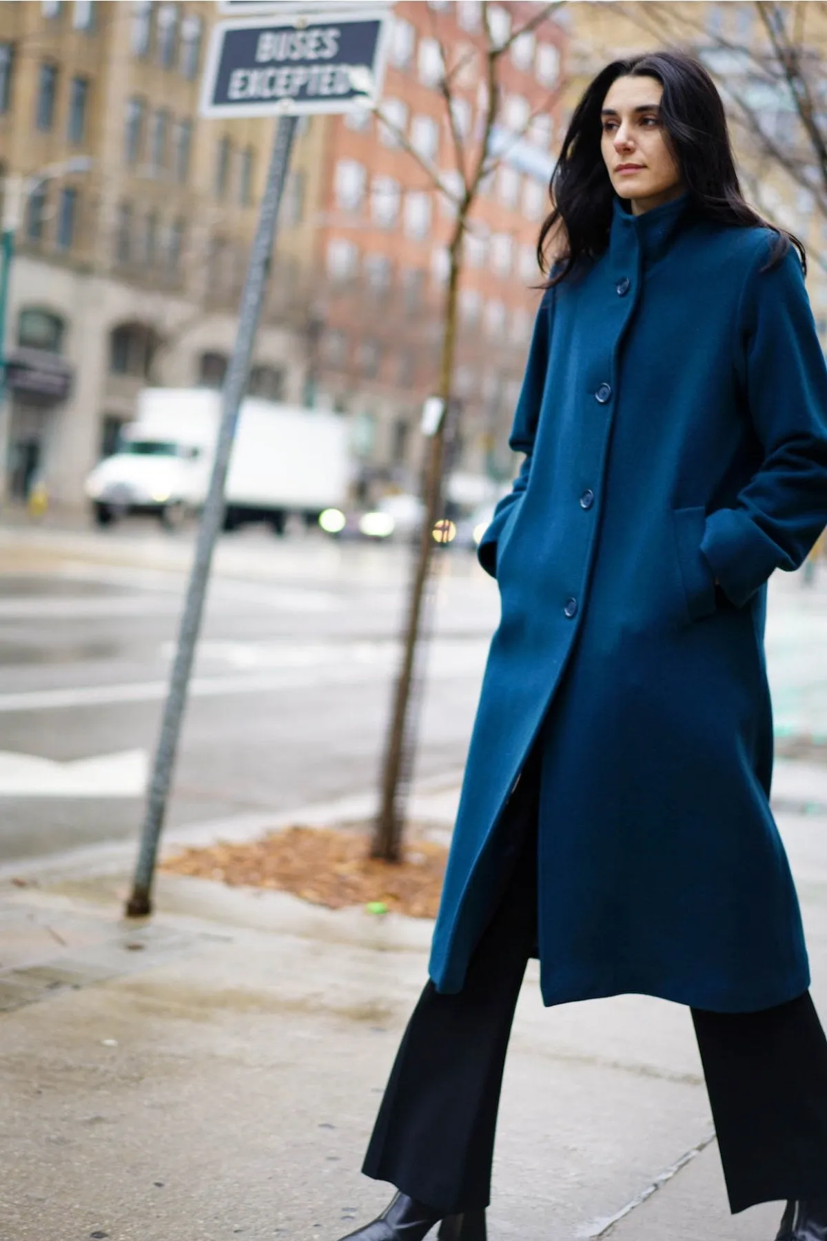 TATI Wool & Cashmere Long Coat 1957 sold by Lornes Coats product image thumbnail 2