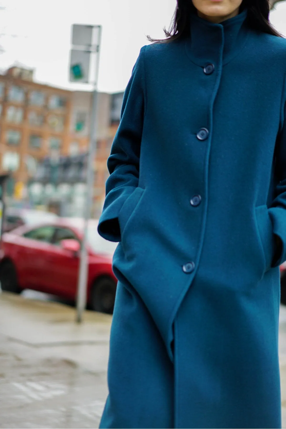 TATI Wool & Cashmere Long Coat 1957 sold by Lornes Coats product image thumbnail 4