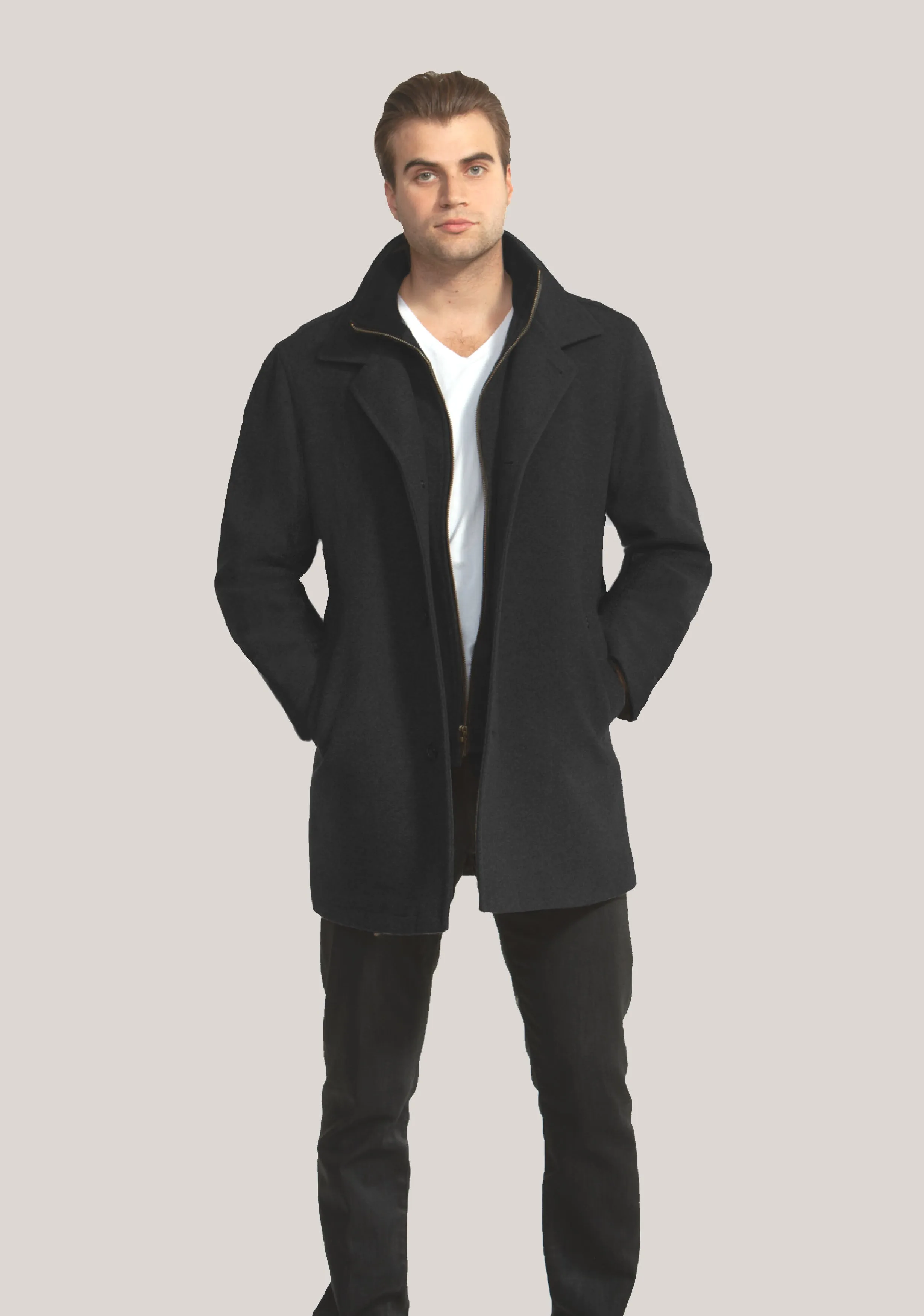 JET Wool & Cashmere Jacket sold by Lornes Coats product image thumbnail 3